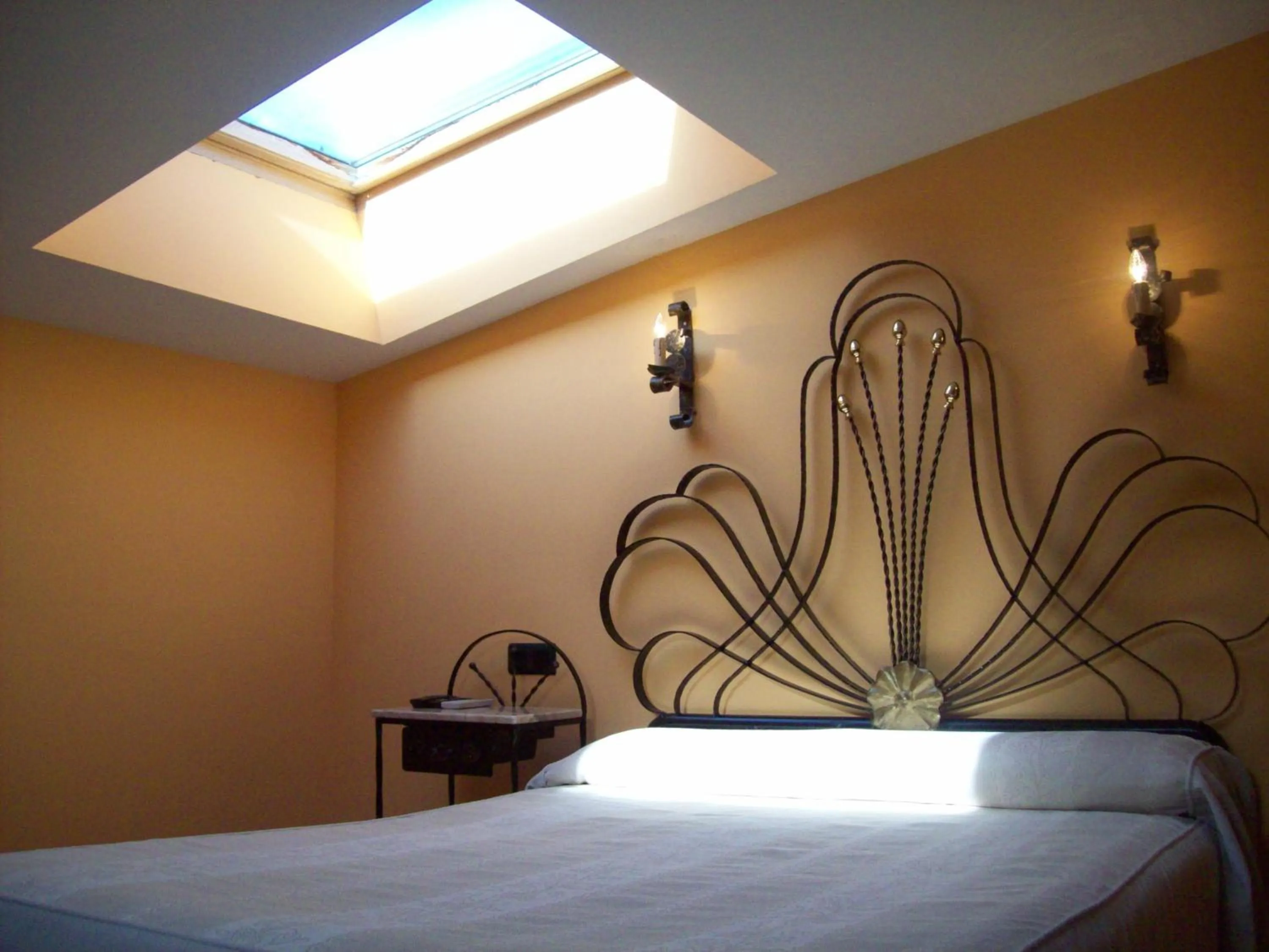 Bed in Hotel Rural Los Angeles en Las Hurdes