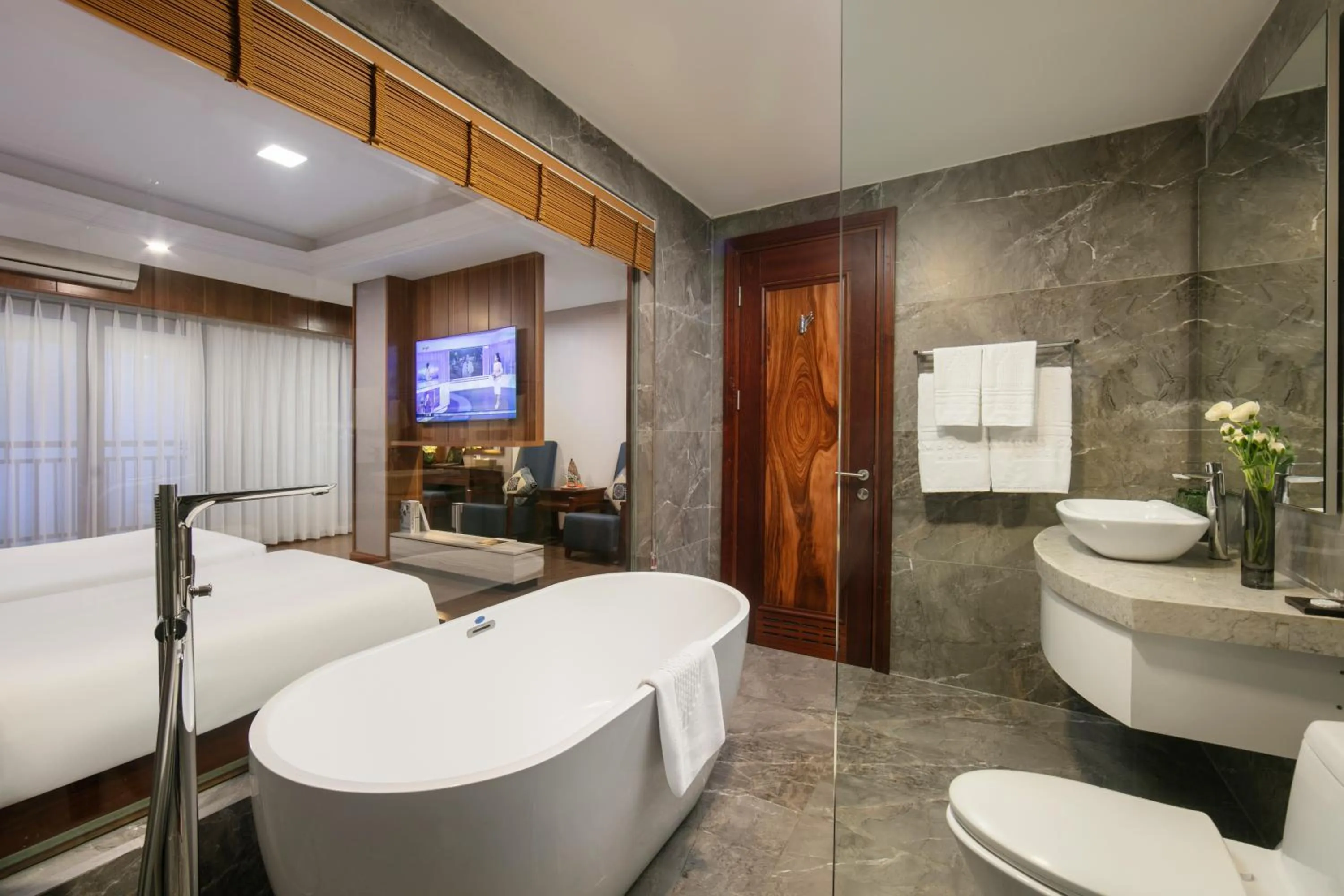 Bathroom in Bamboo Sapa Hotel