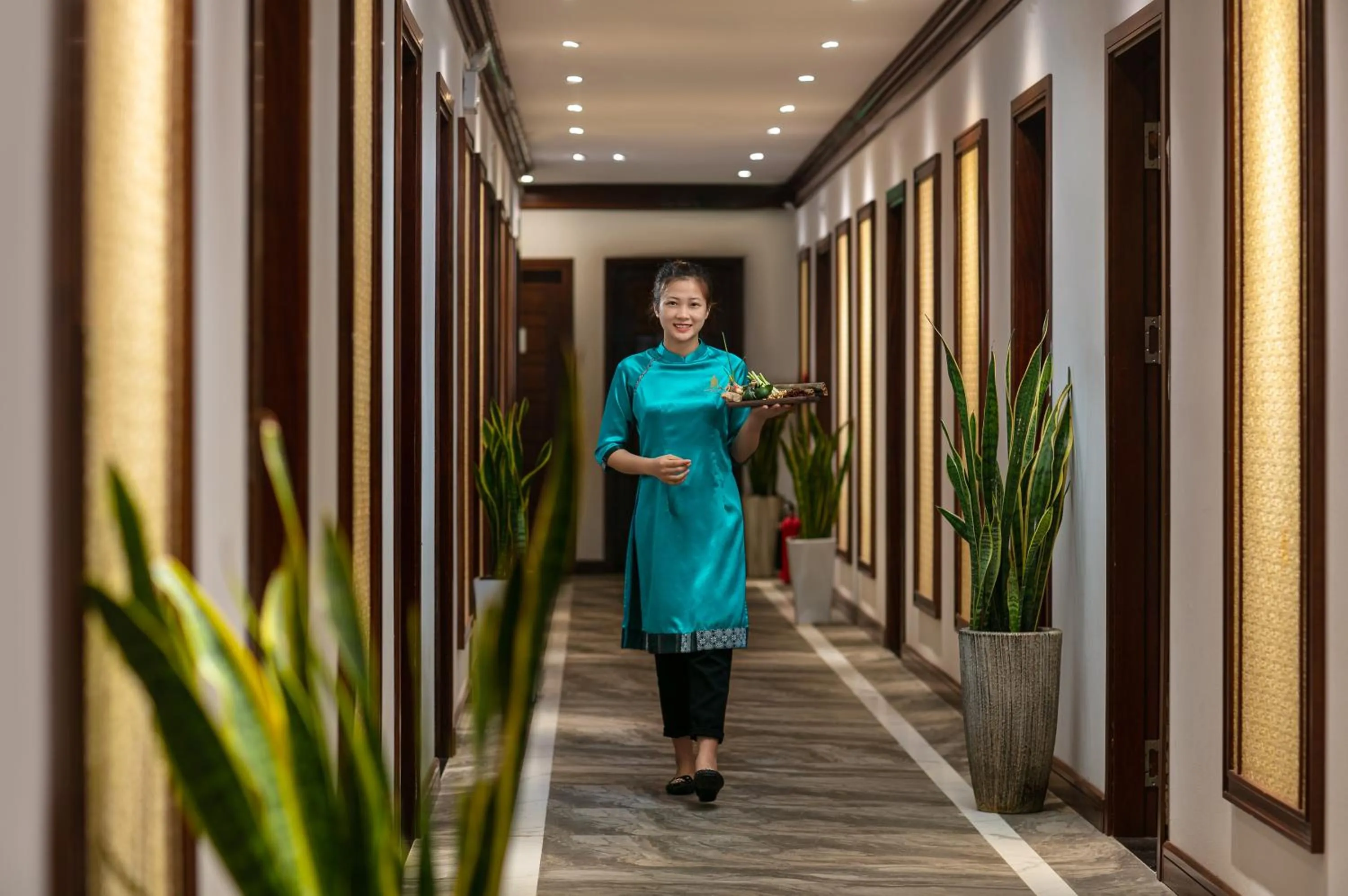 Property building in Bamboo Sapa Hotel