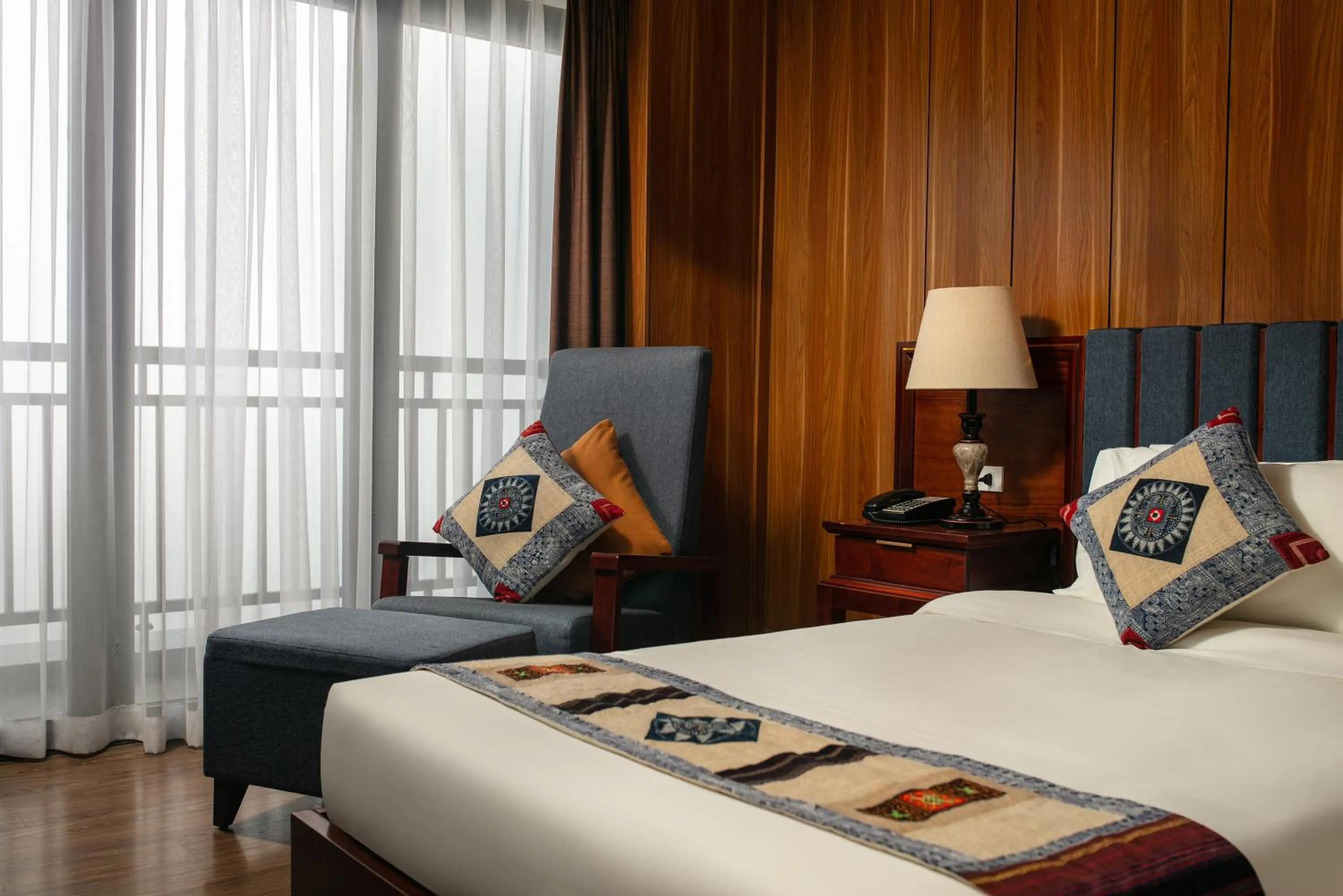 Photo of the whole room, Bed in Bamboo Sapa Hotel