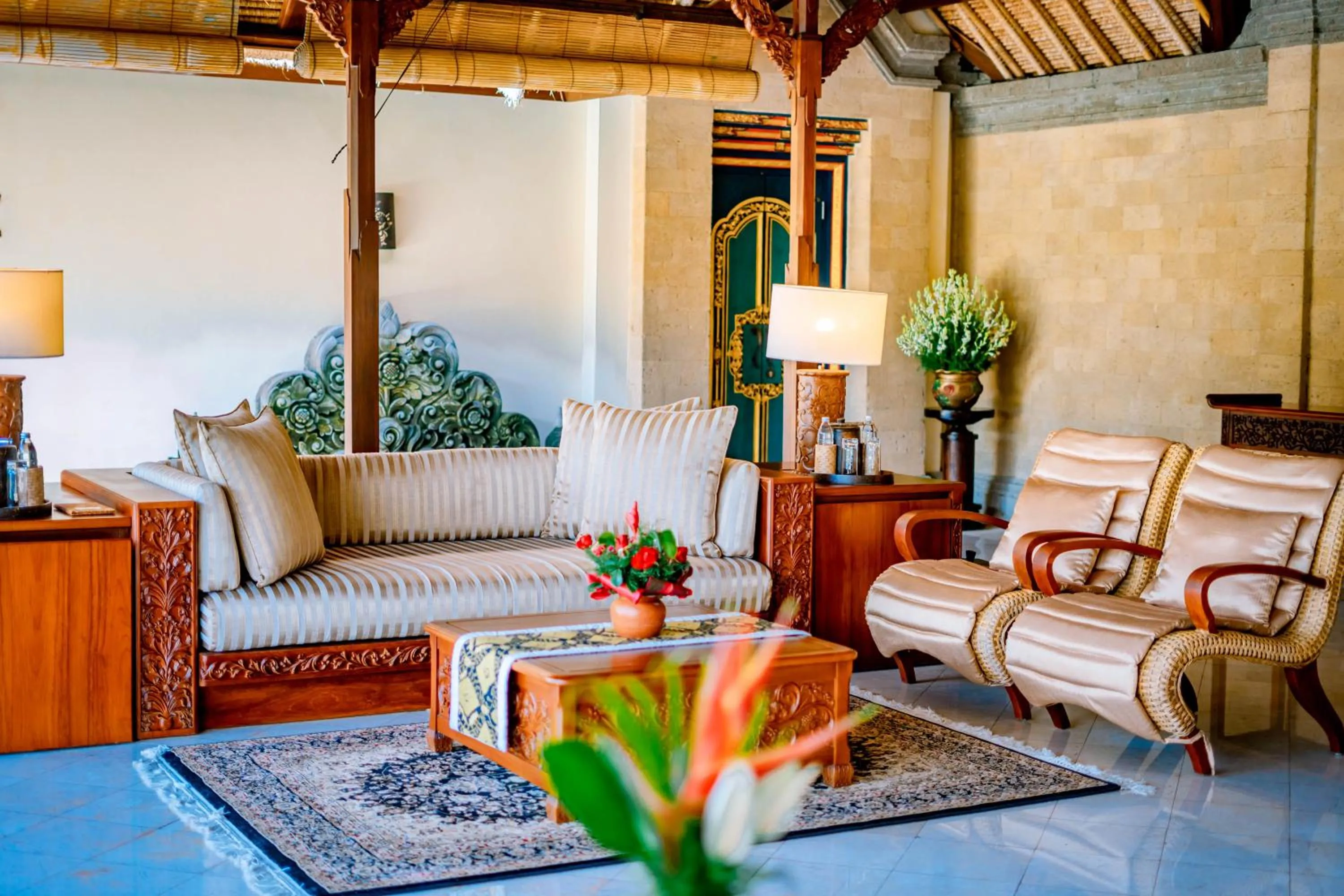 Living room in Puri Wulandari A Boutique Resort & Spa