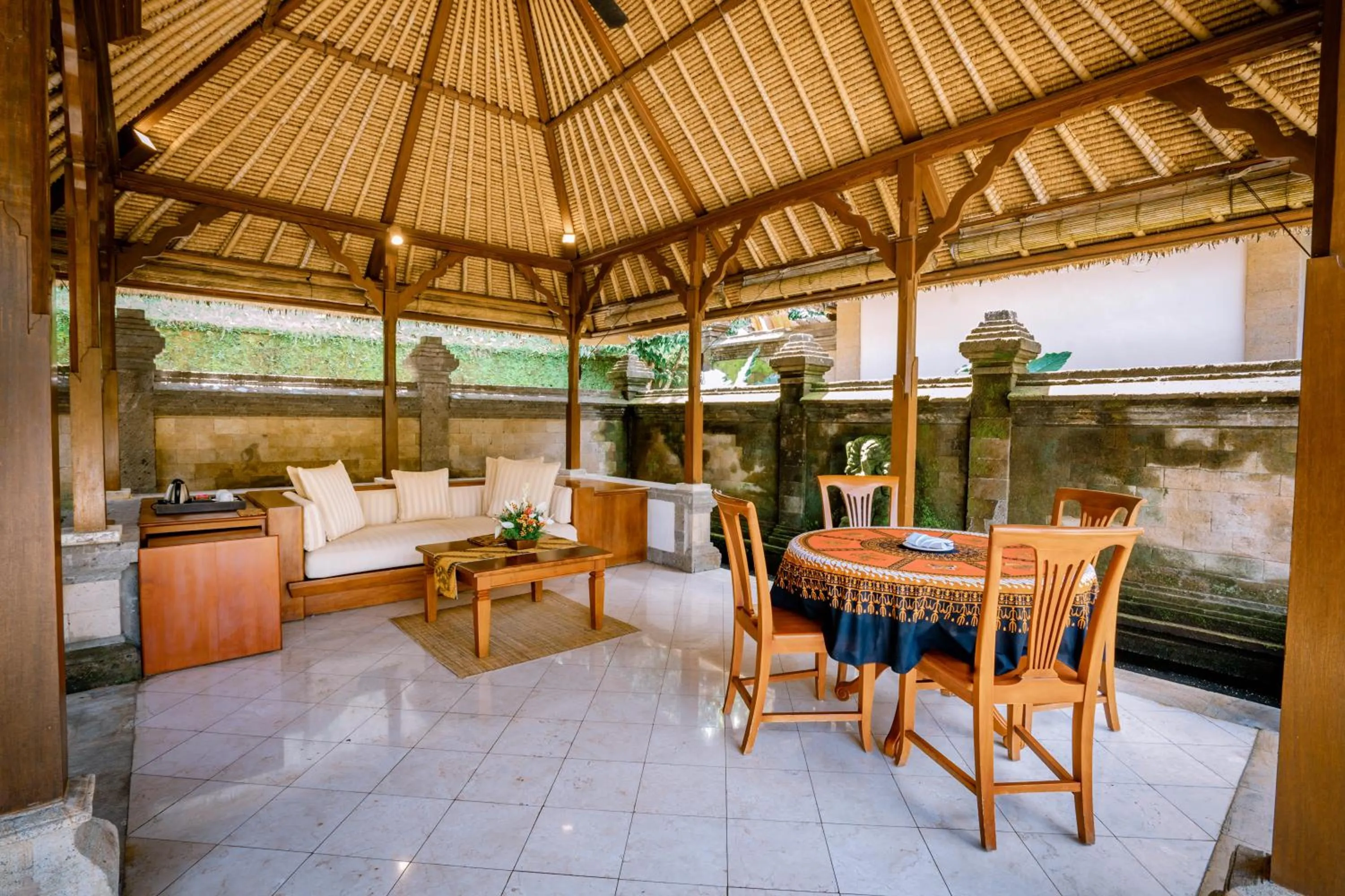 Living room in Puri Wulandari A Boutique Resort & Spa