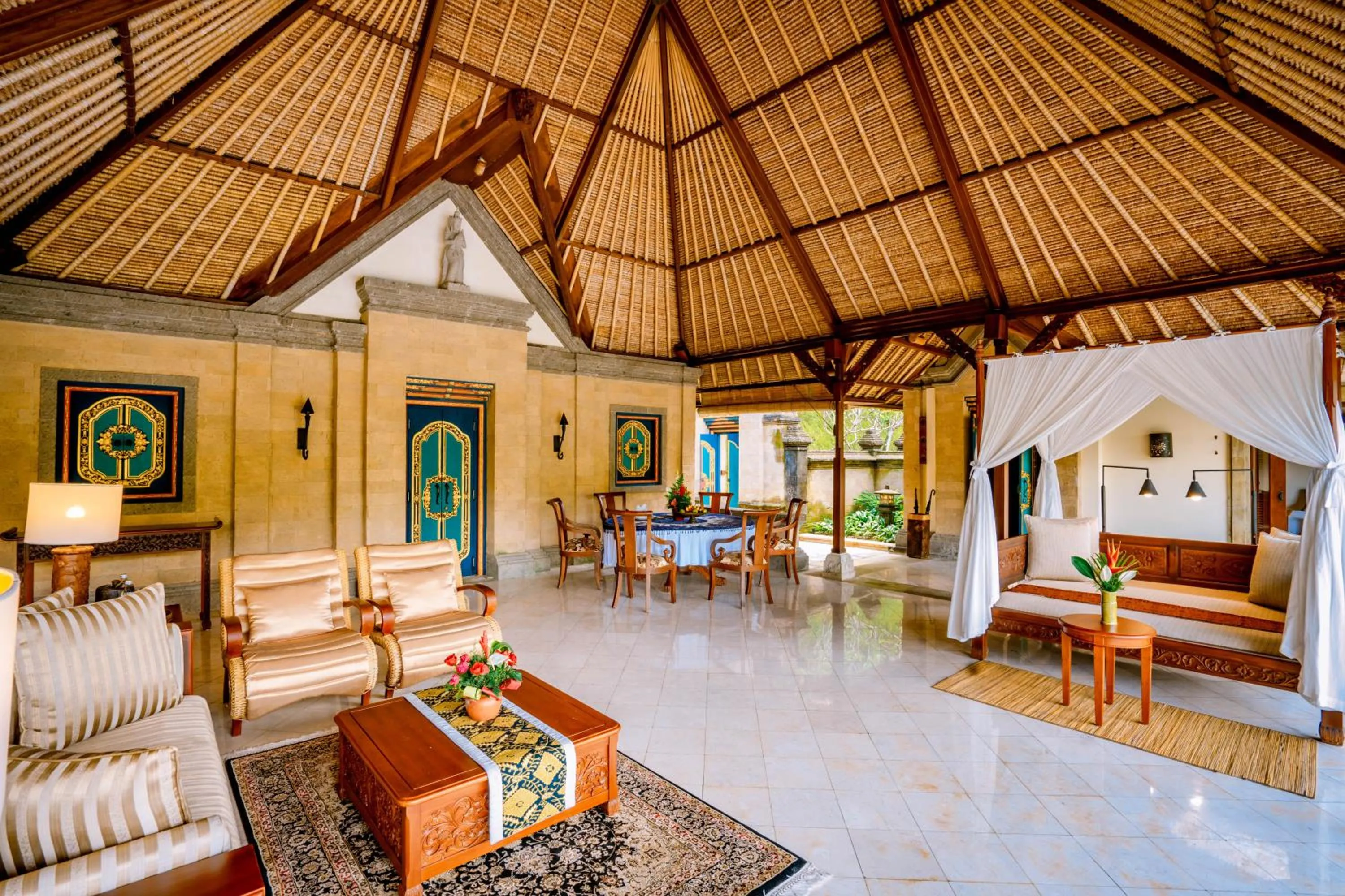 Living room in Puri Wulandari A Boutique Resort & Spa