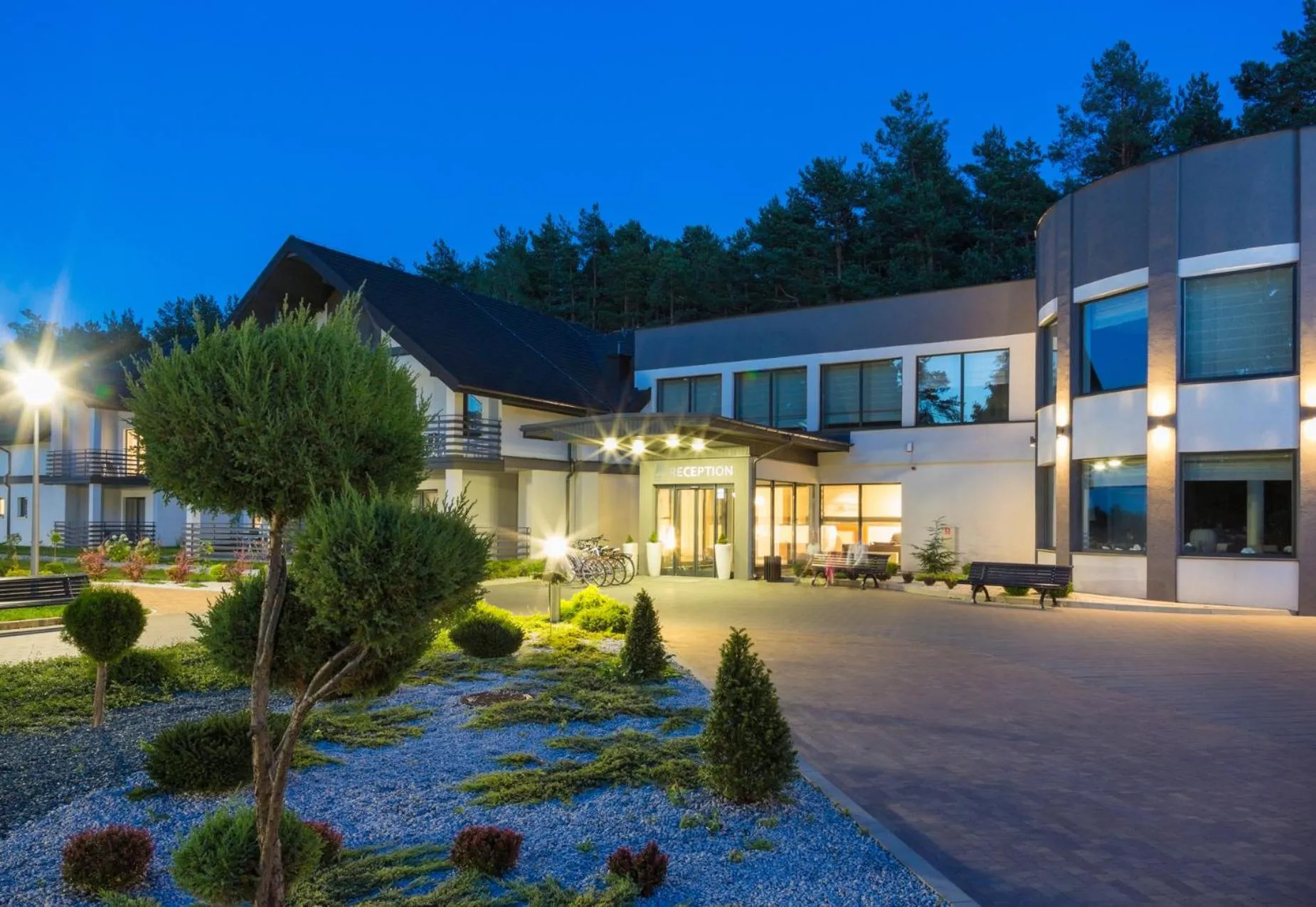 Property building in Rezydencja Sosnowa Luxury Hotel