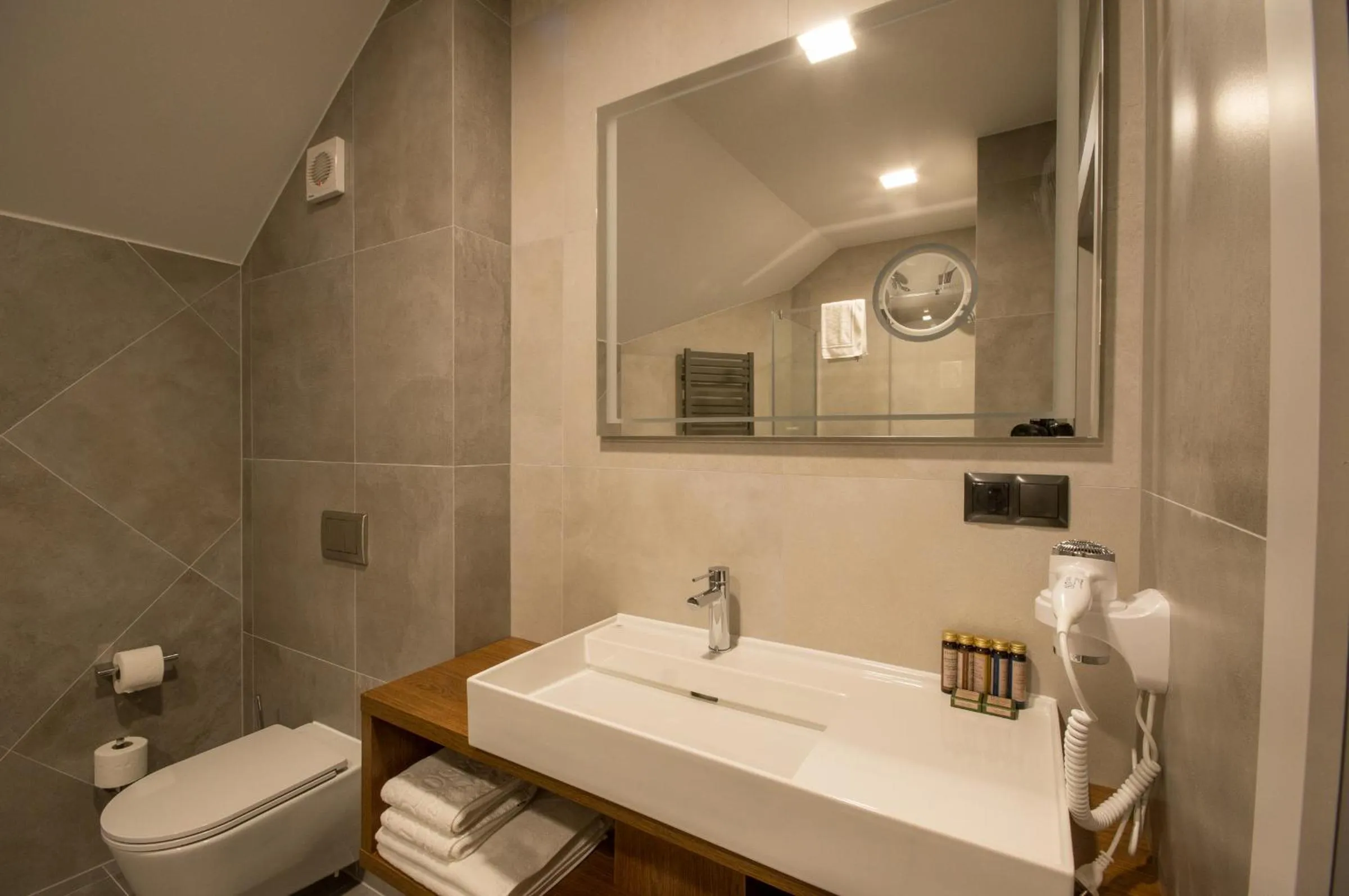 Shower in Rezydencja Sosnowa Luxury Hotel