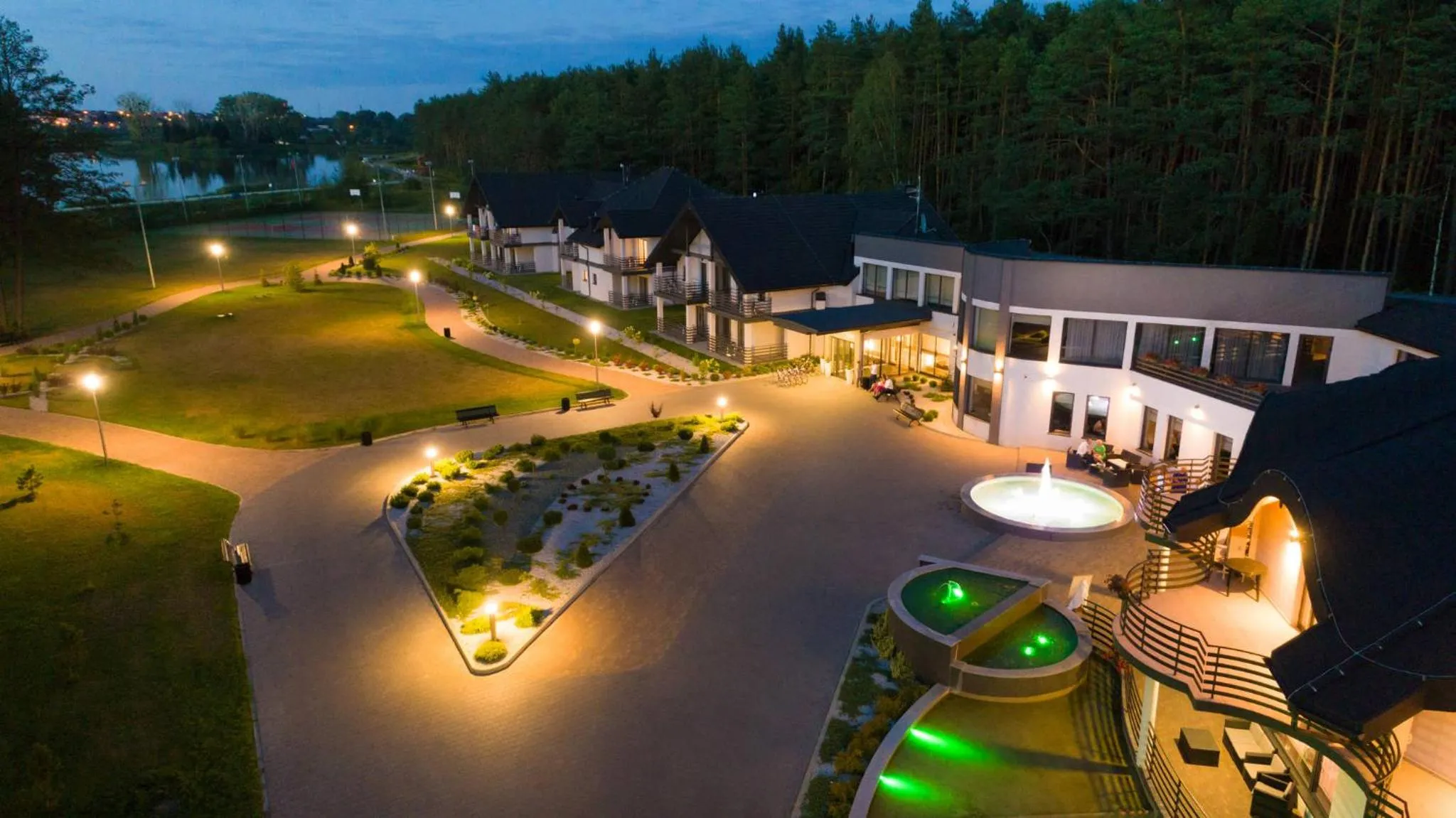 Bird's eye view in Rezydencja Sosnowa Luxury Hotel