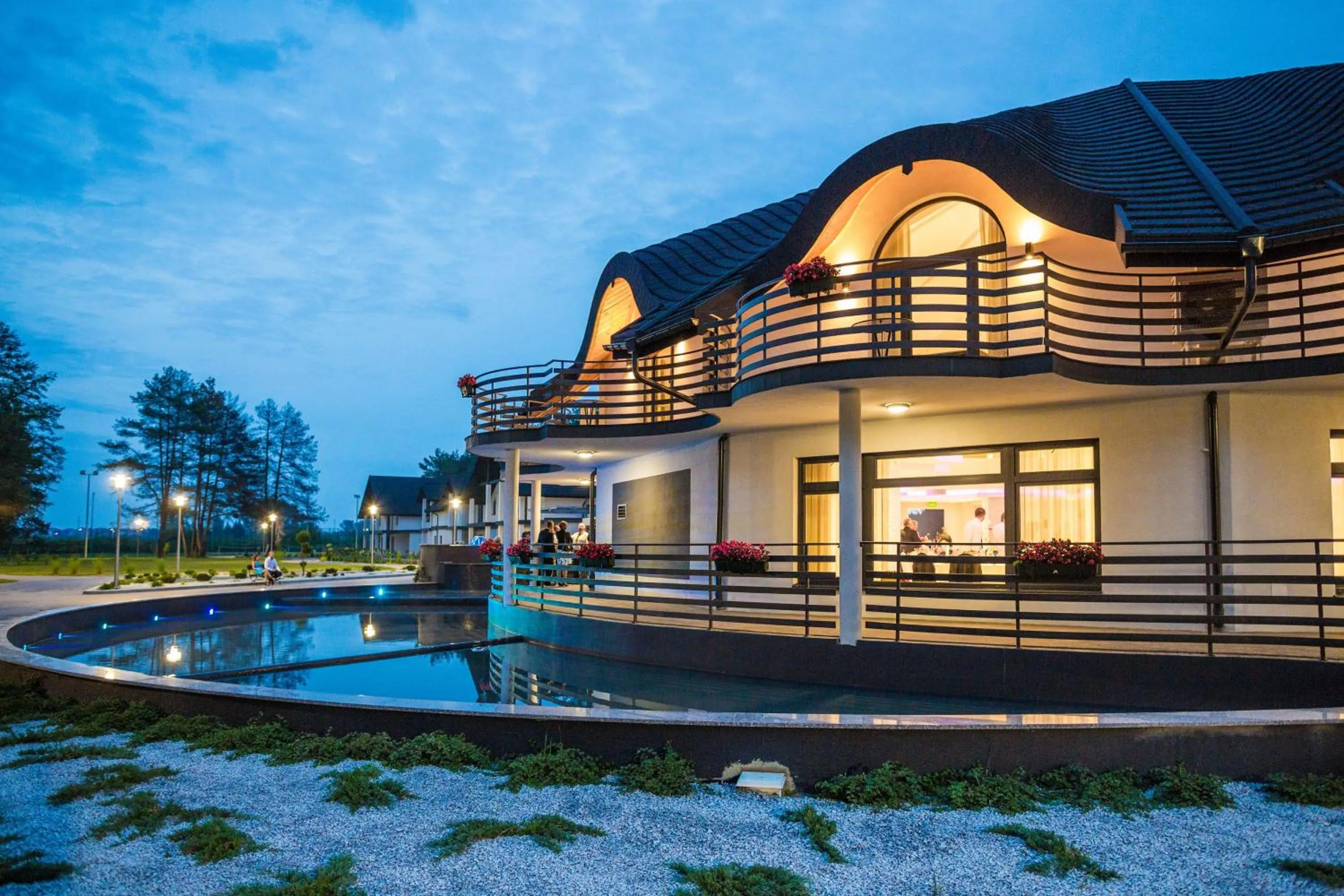 Property building in Rezydencja Sosnowa Luxury Hotel