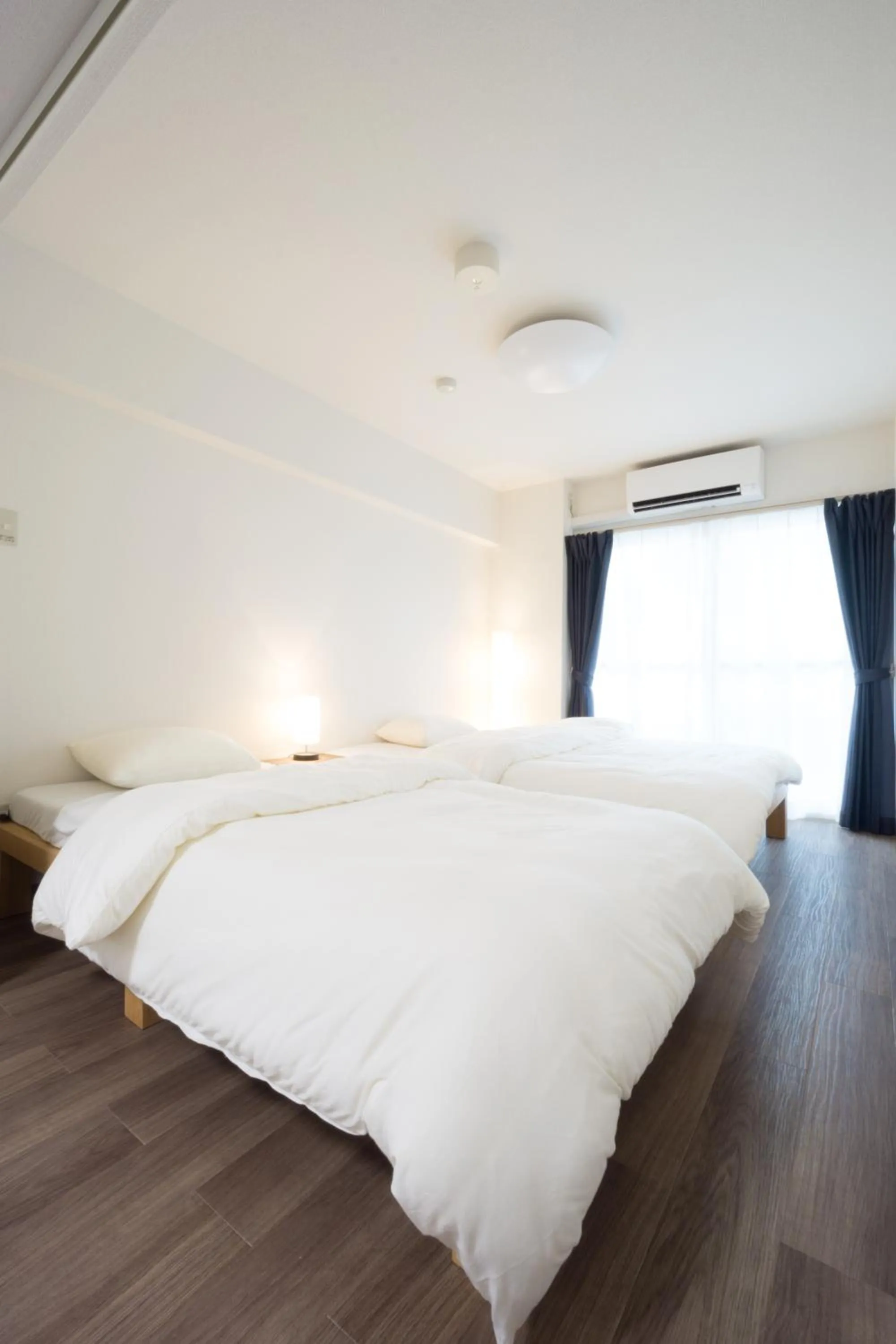 Bed in GOEN inn Tokyo