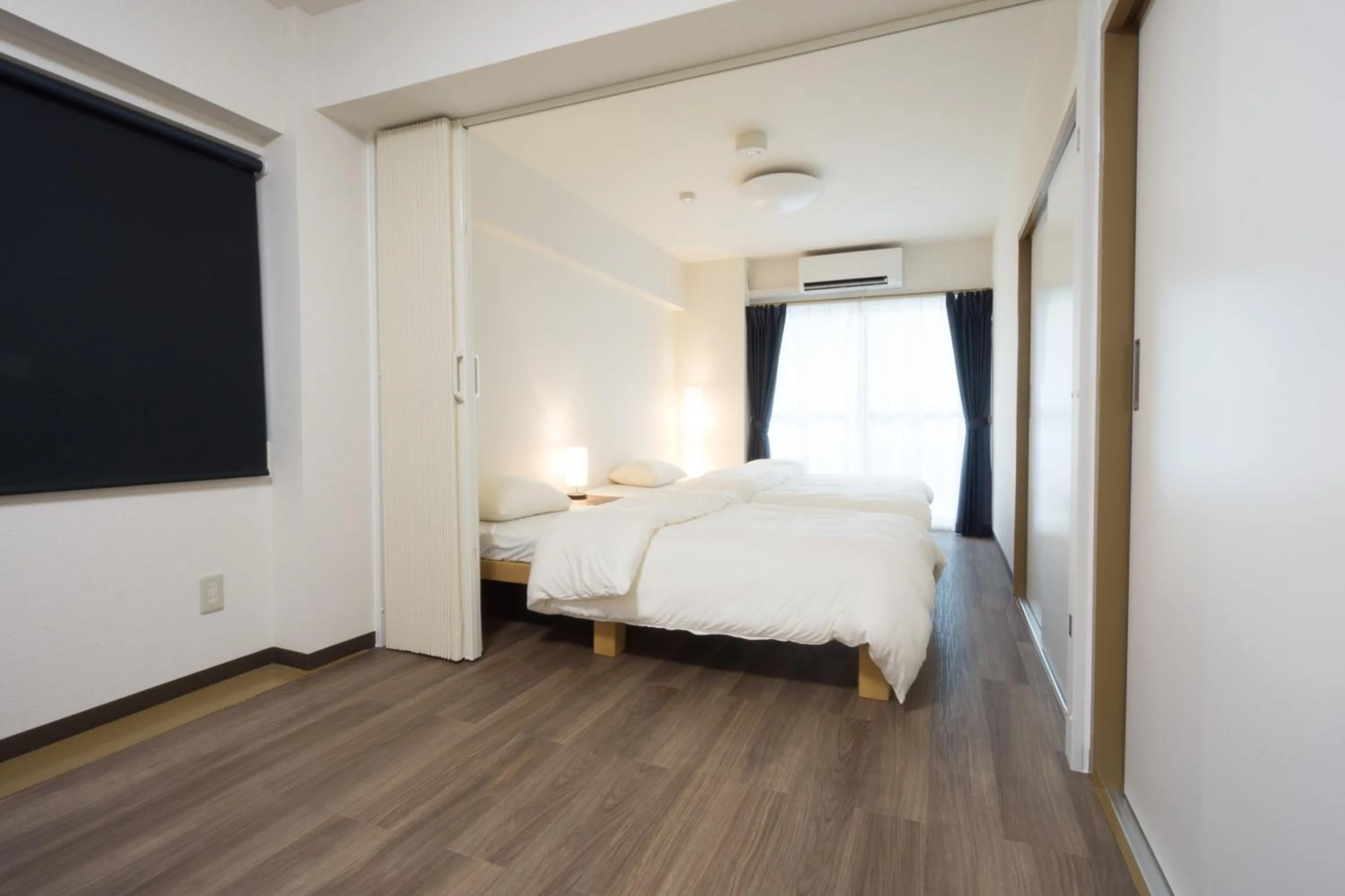 Bed in GOEN inn Tokyo