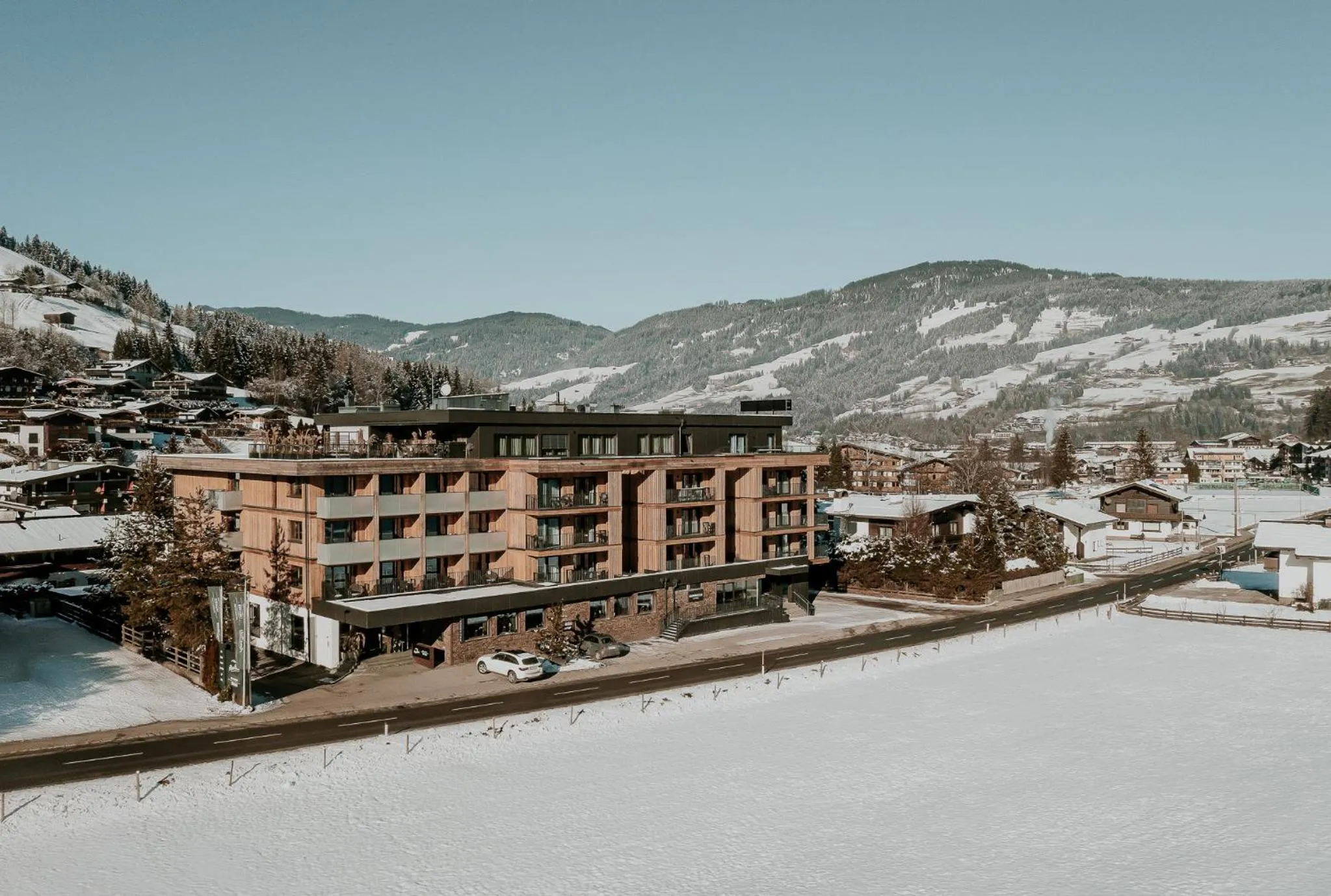 Property building in AlpenParks Hotel & Apartment Taxacher