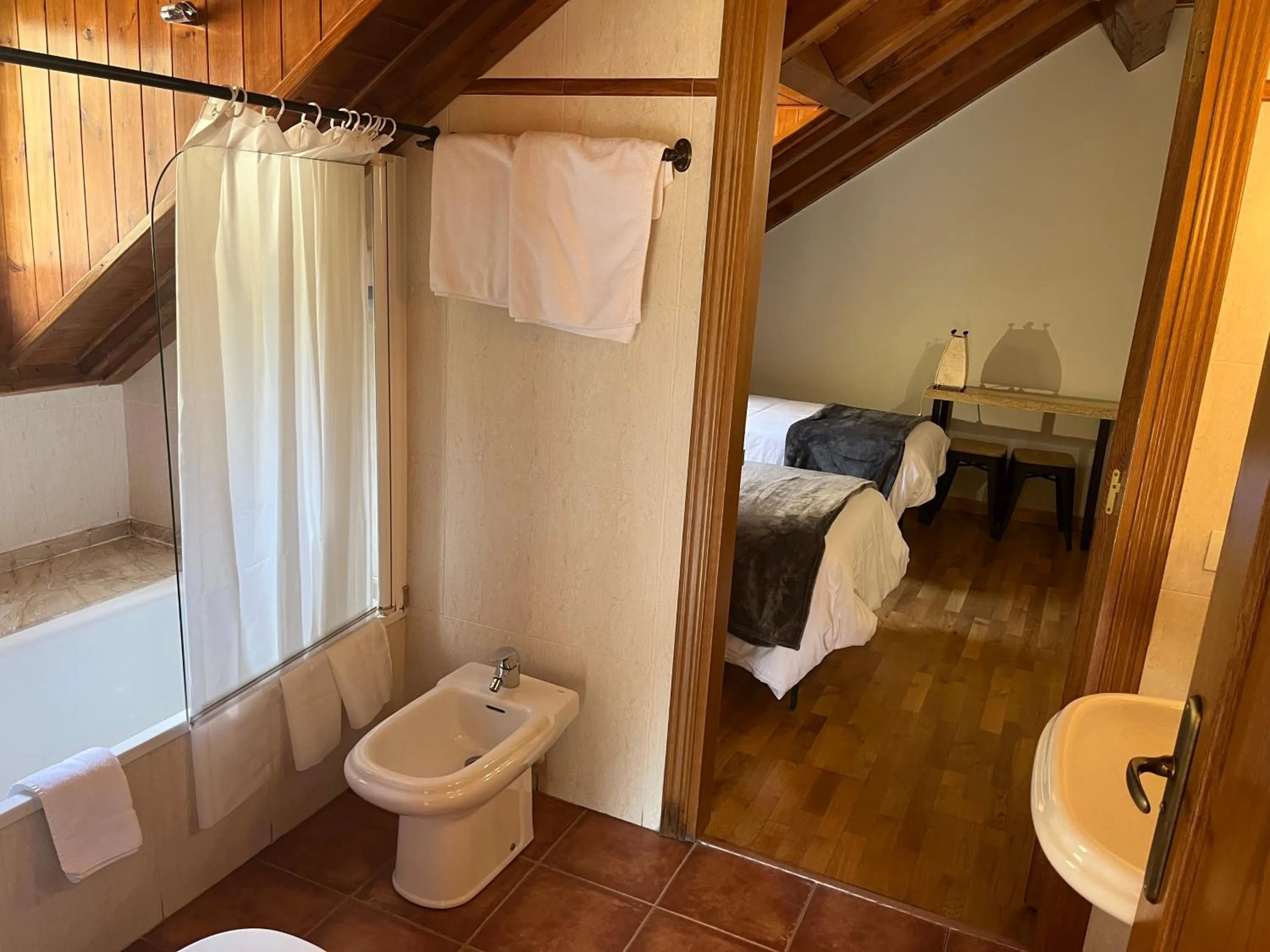 Bathroom in Hotel Els Encantats