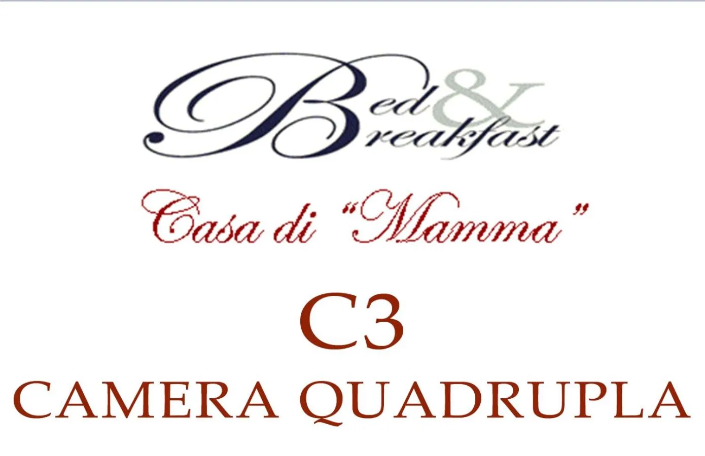 Logo/Certificate/Sign in B&B Casa di Mamma