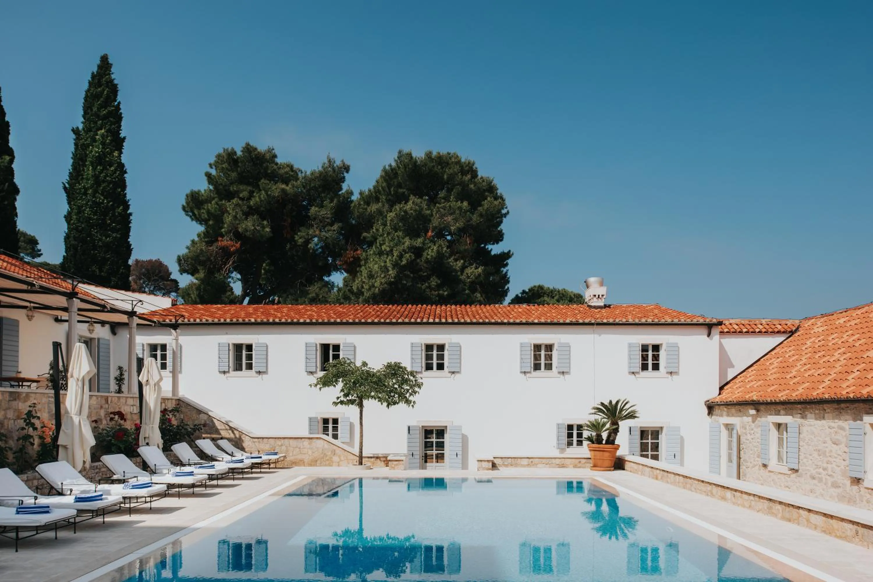 Swimming pool in Heritage Hotel Martinis Marchi