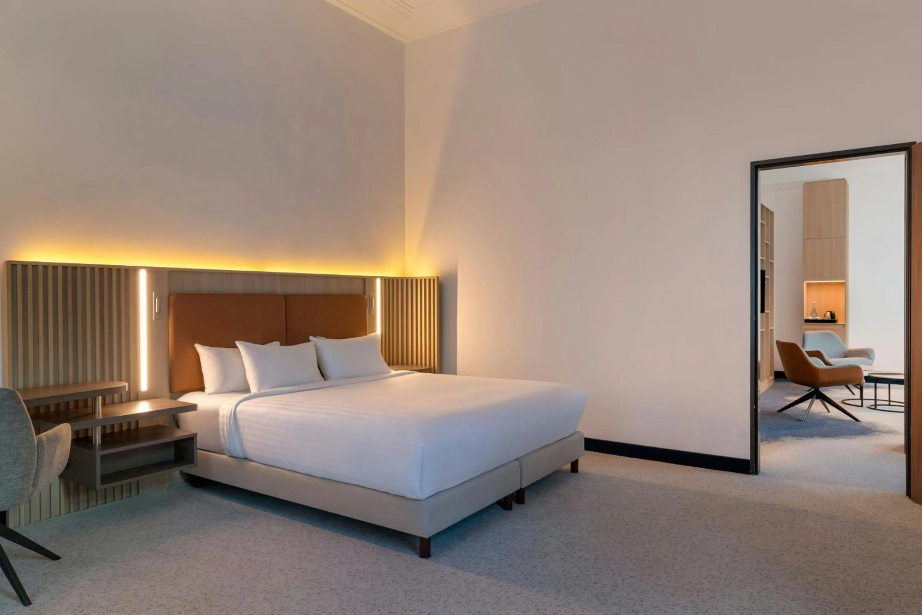 Bedroom, Bed in Courtyard by Marriott Bremen