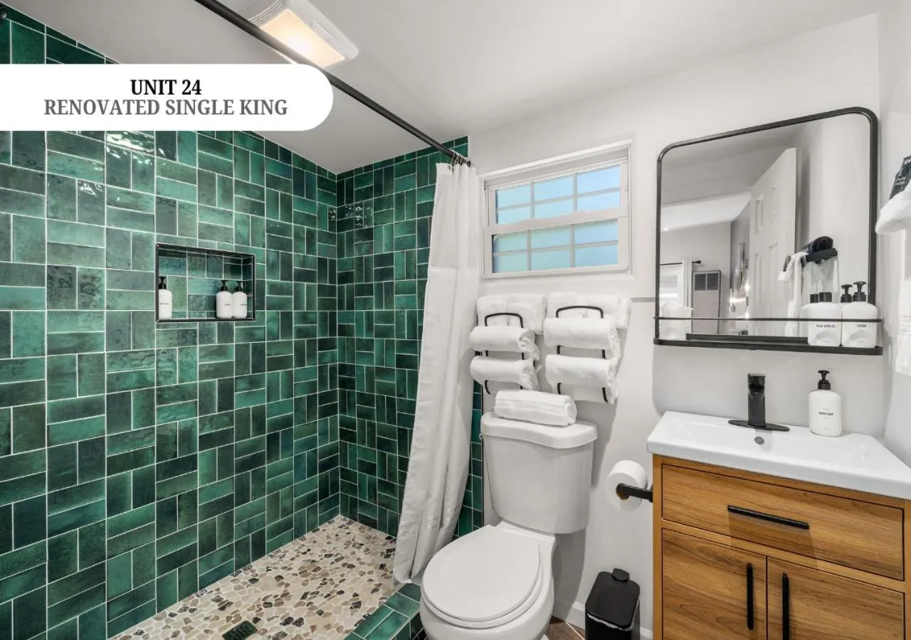 Shower in CedarWood Inn