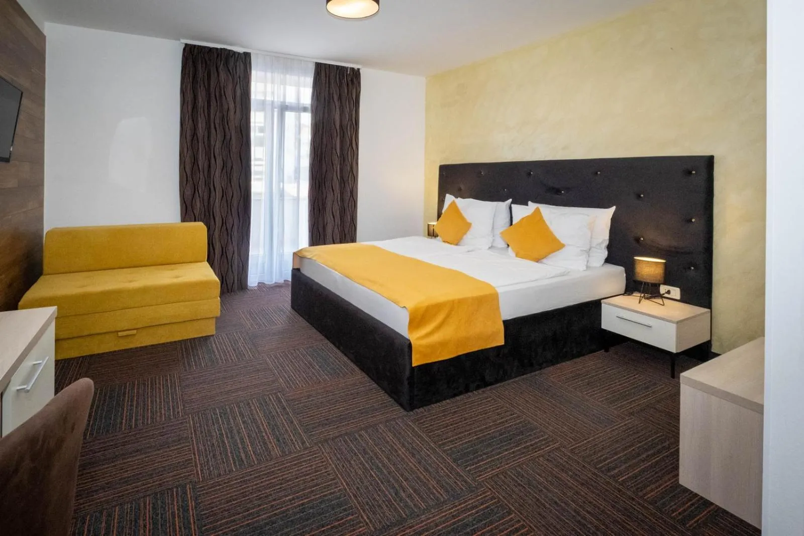 Bedroom, Bed in Hotel Bor