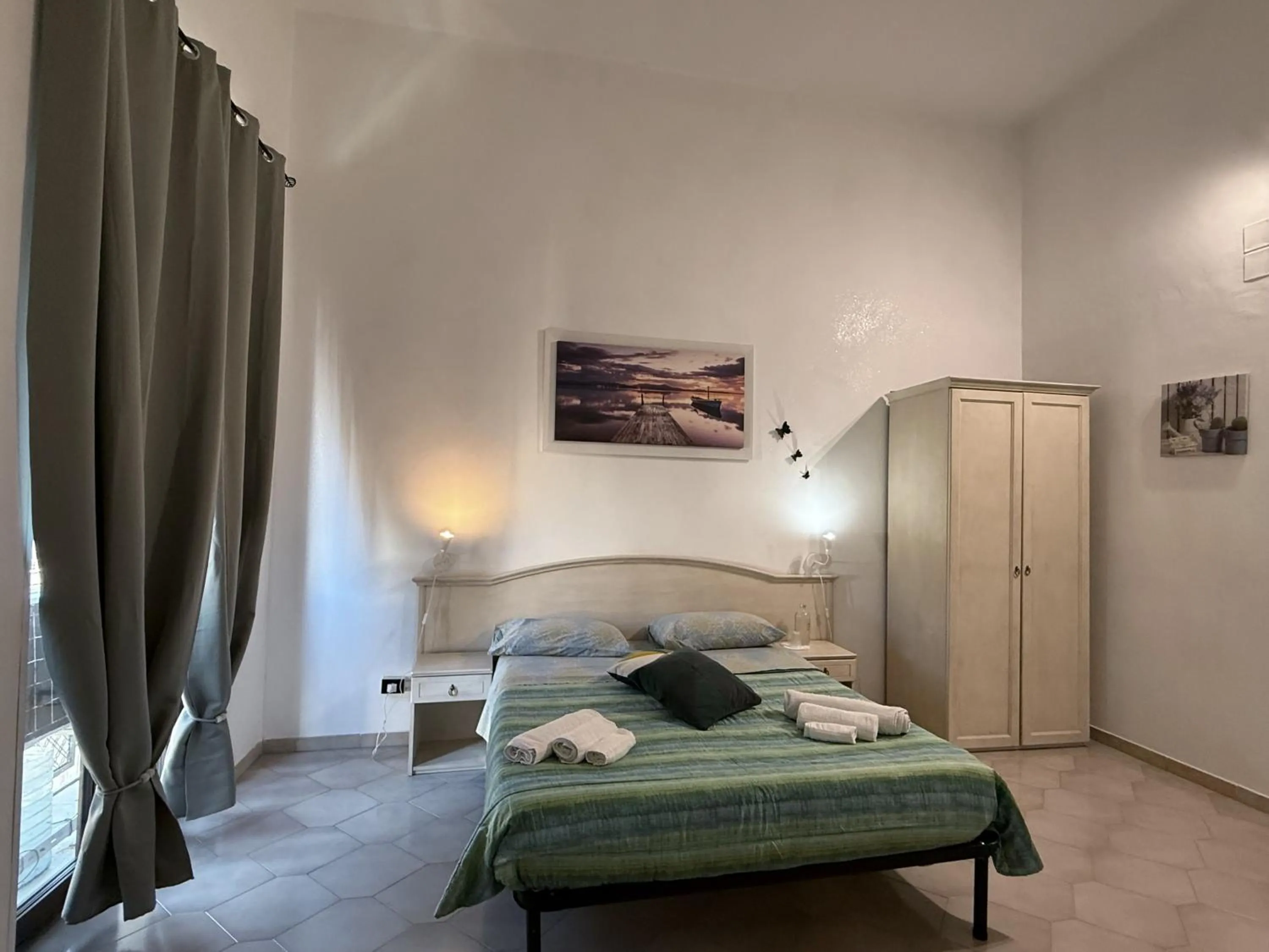 Bed in Bed and Breakfast Station