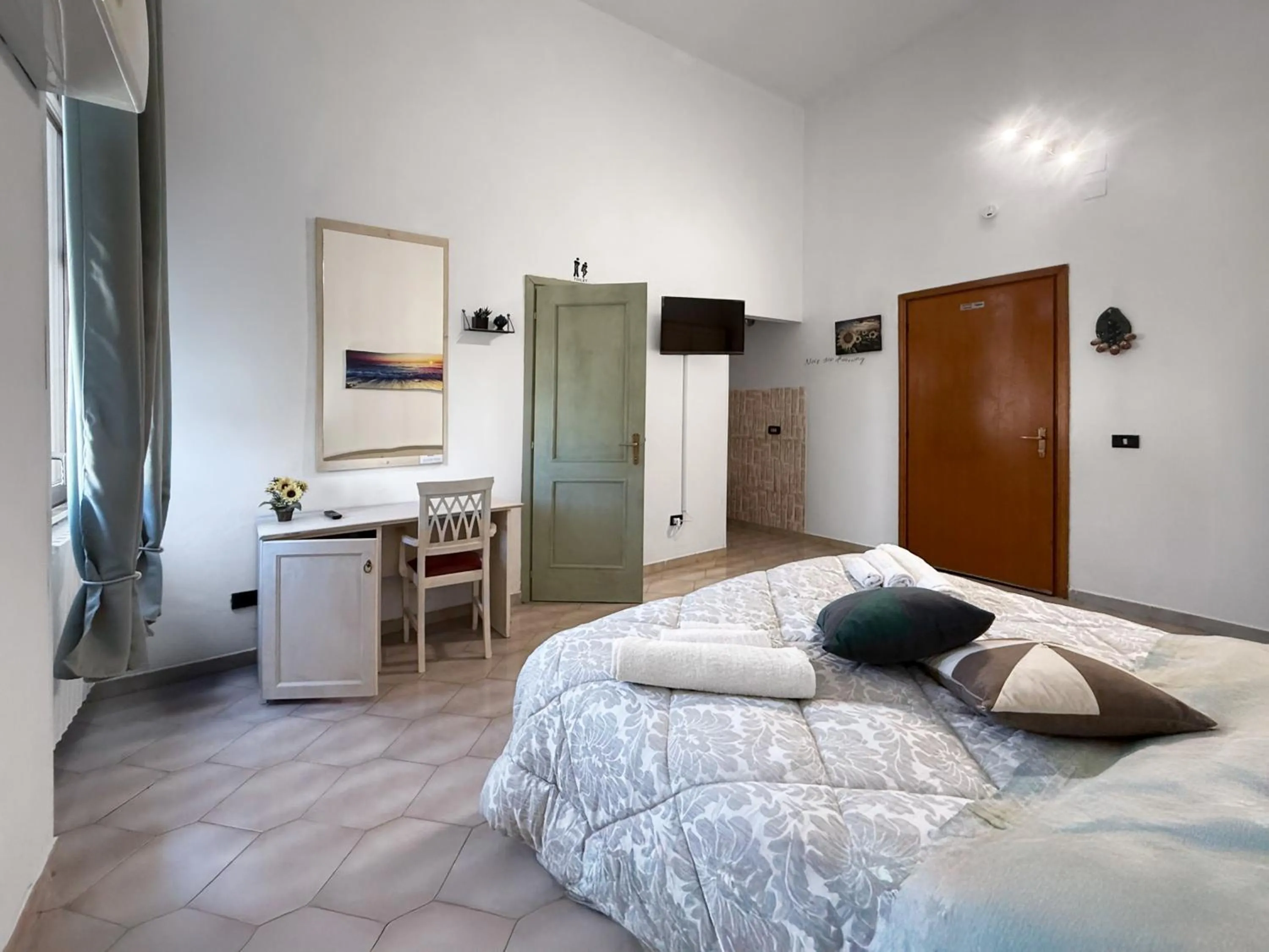 Bed in Bed and Breakfast Station