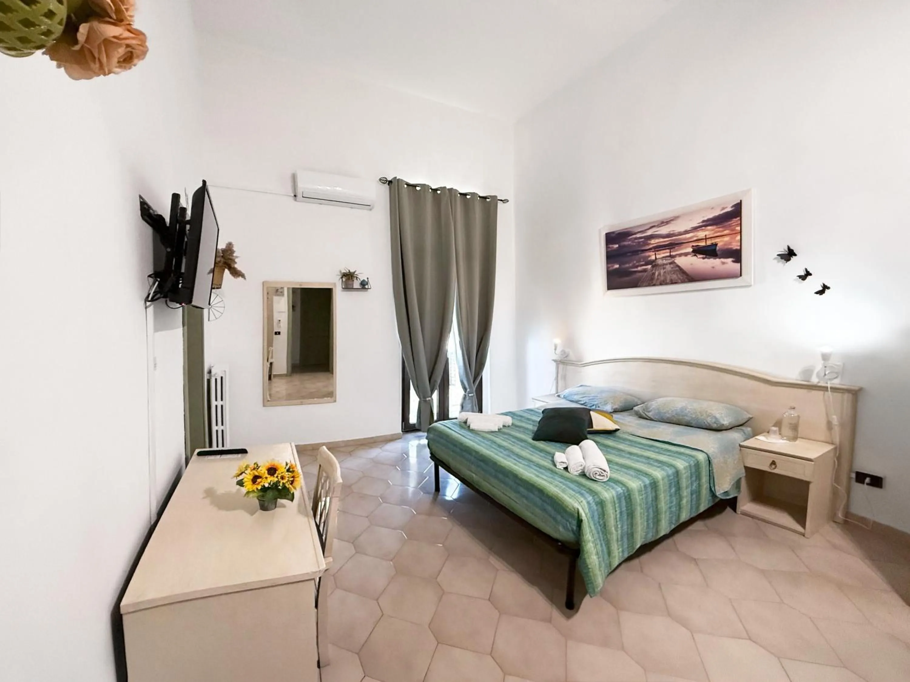 Bed in Bed and Breakfast Station