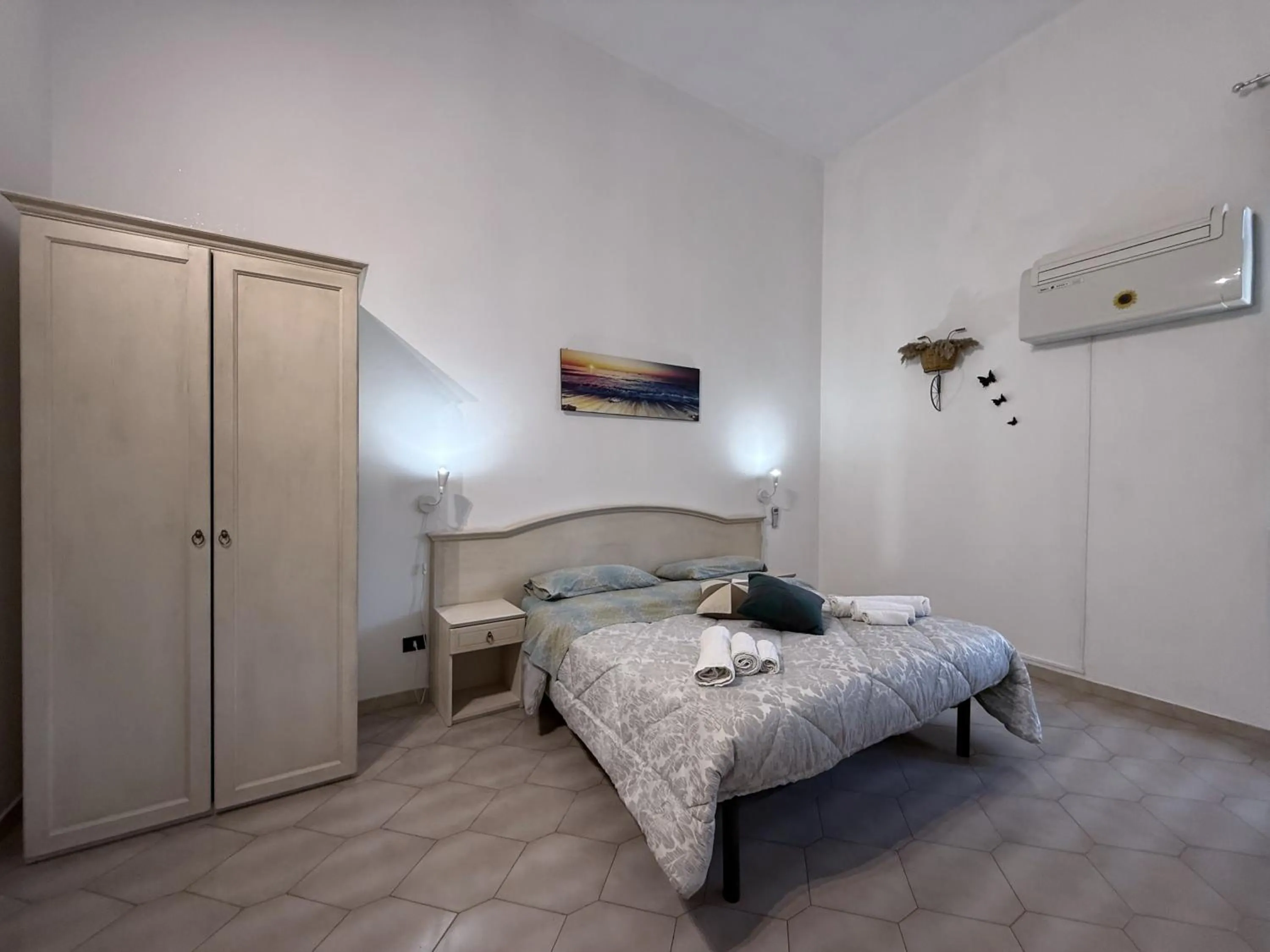 Bed in Bed and Breakfast Station