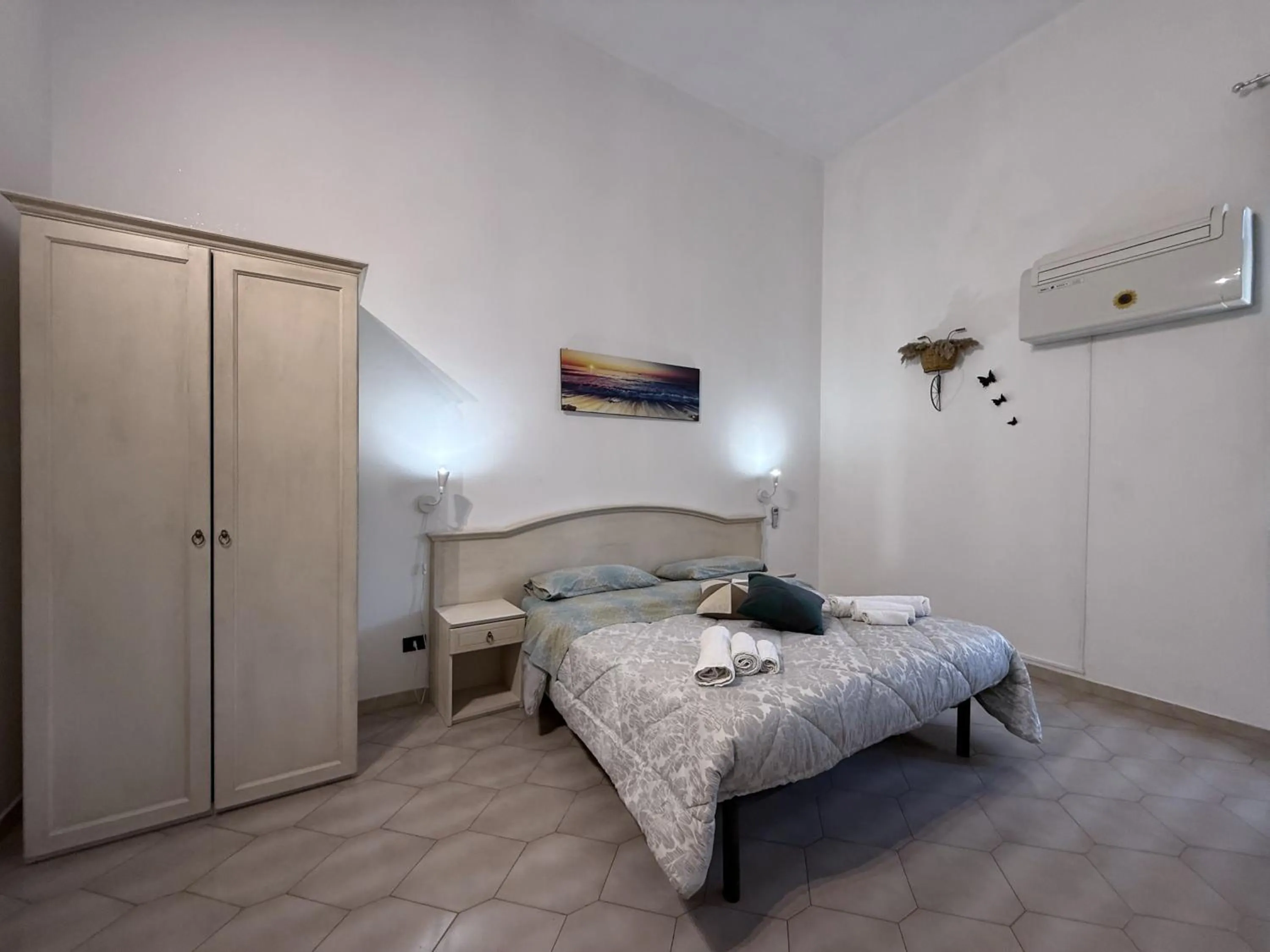 Bed in Bed and Breakfast Station