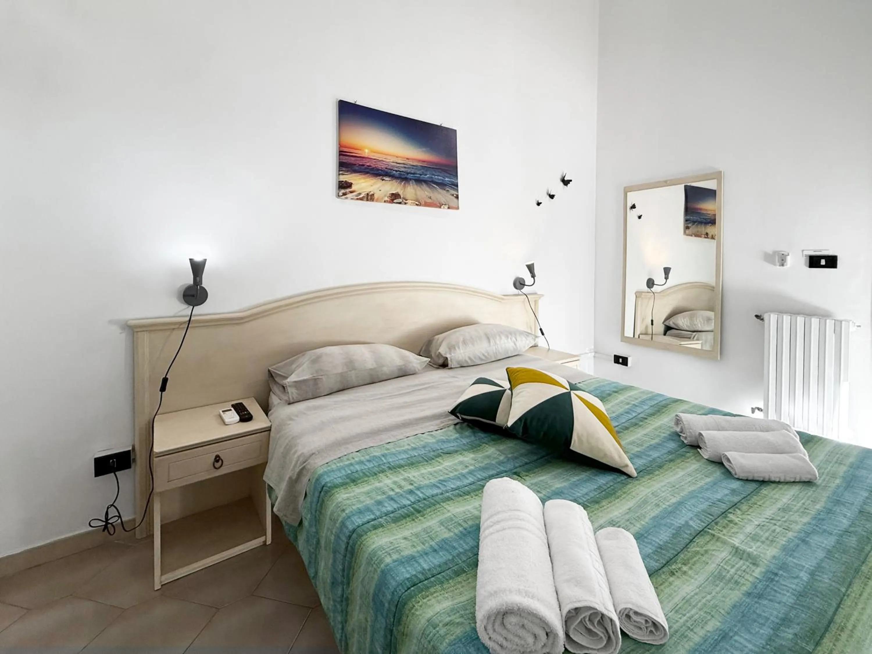 Bed in Bed and Breakfast Station