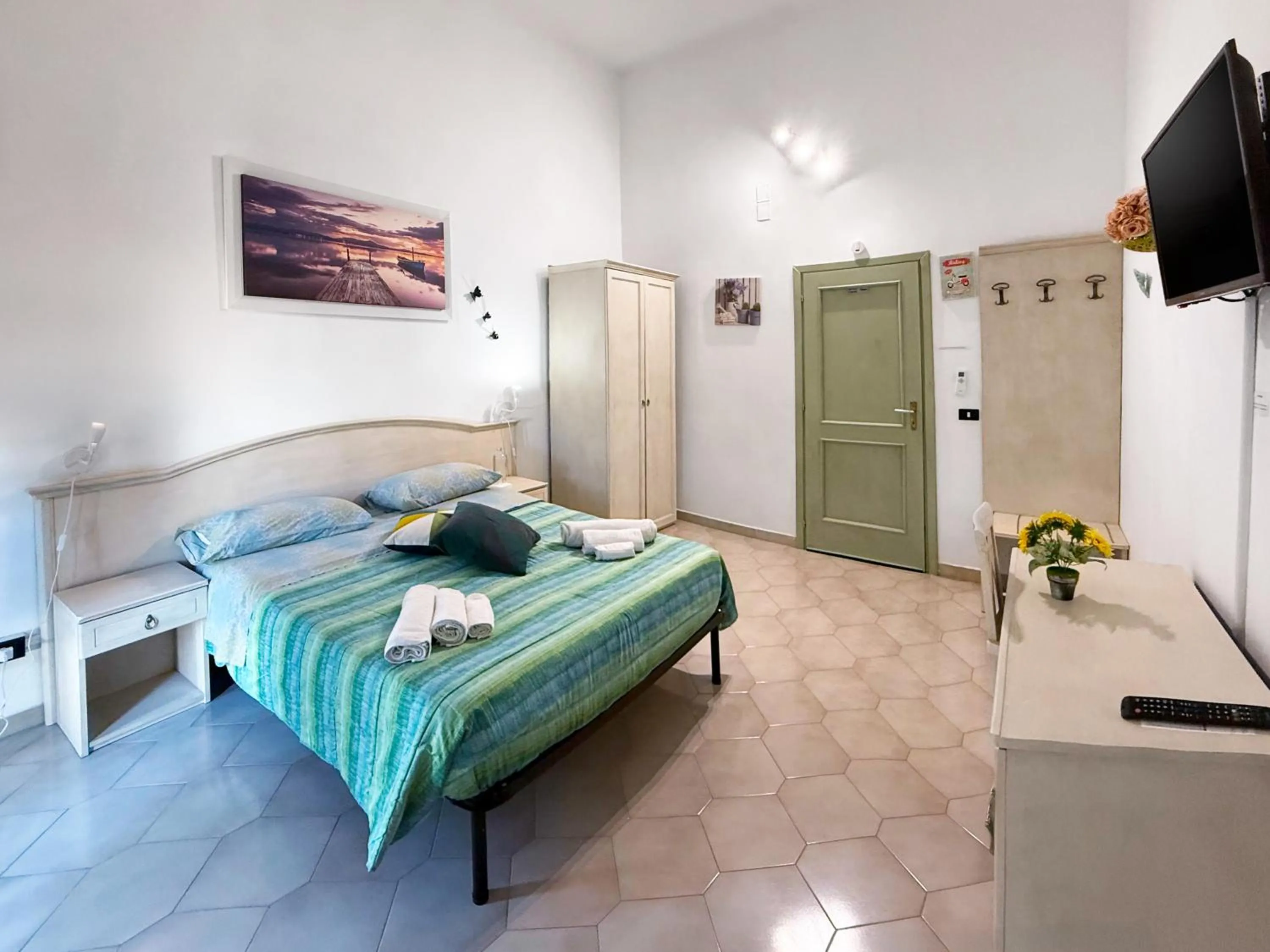 Bed in Bed and Breakfast Station