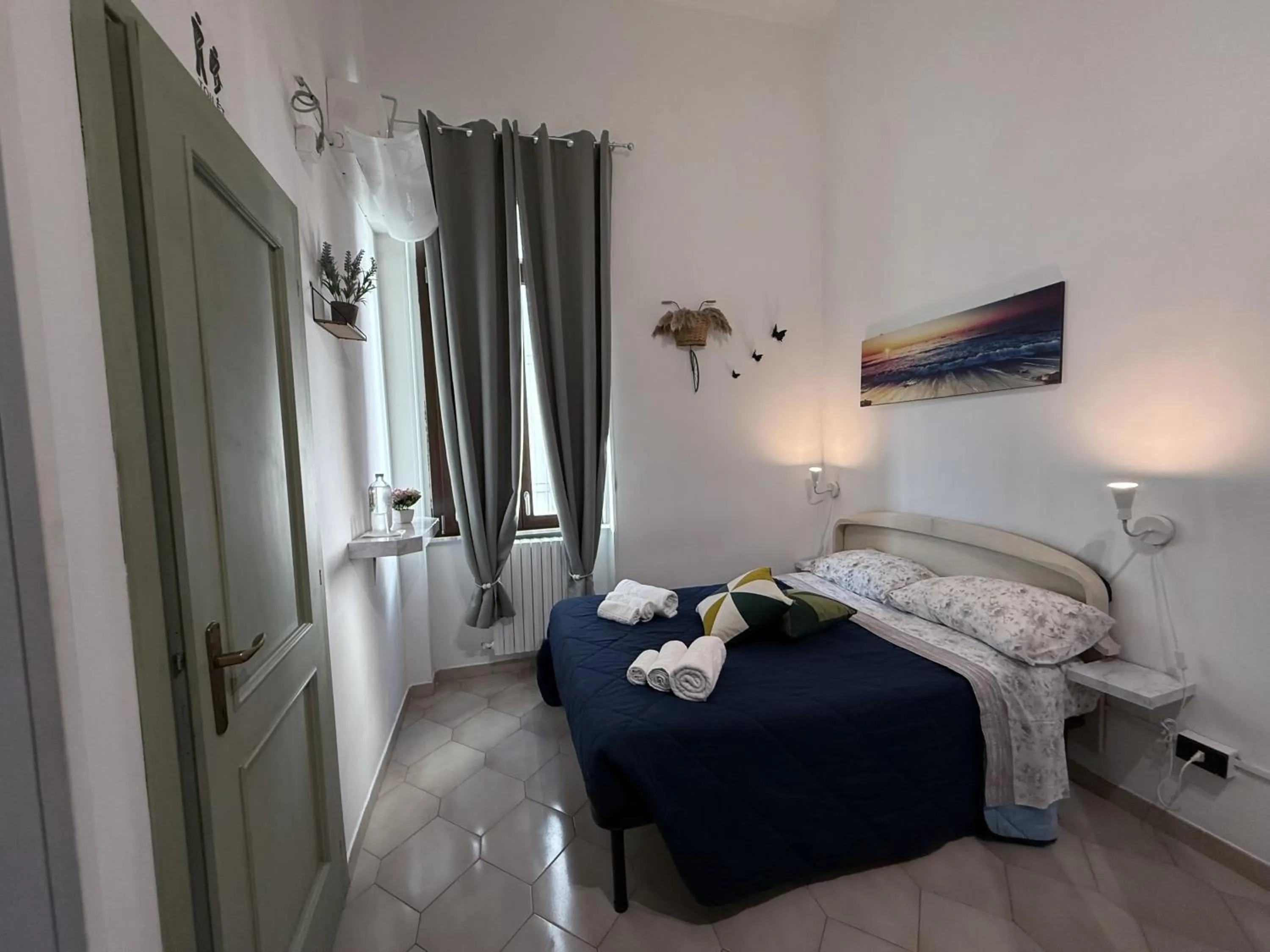 Bed in Bed and Breakfast Station