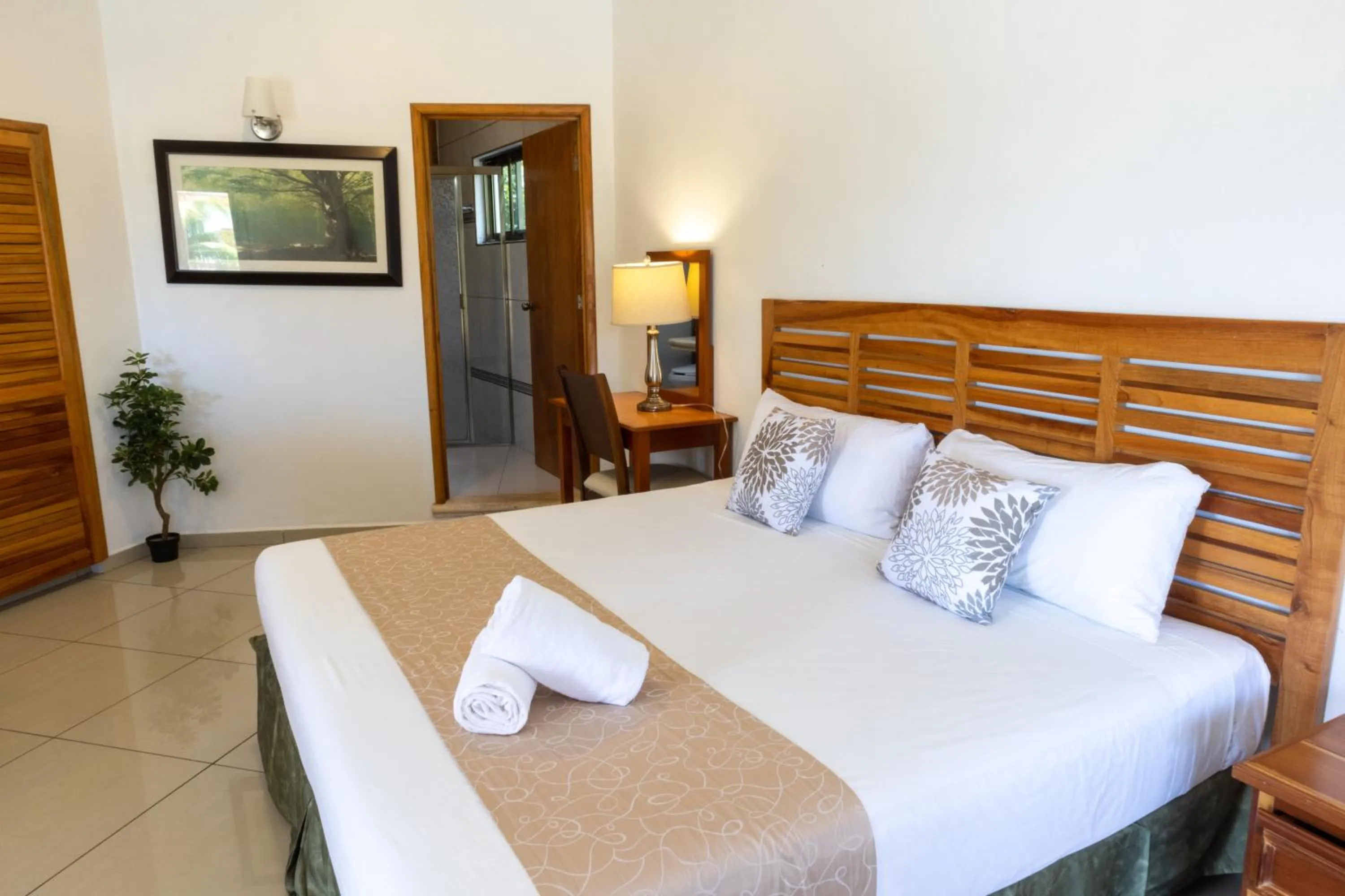 Bed in Hotel Scarlette