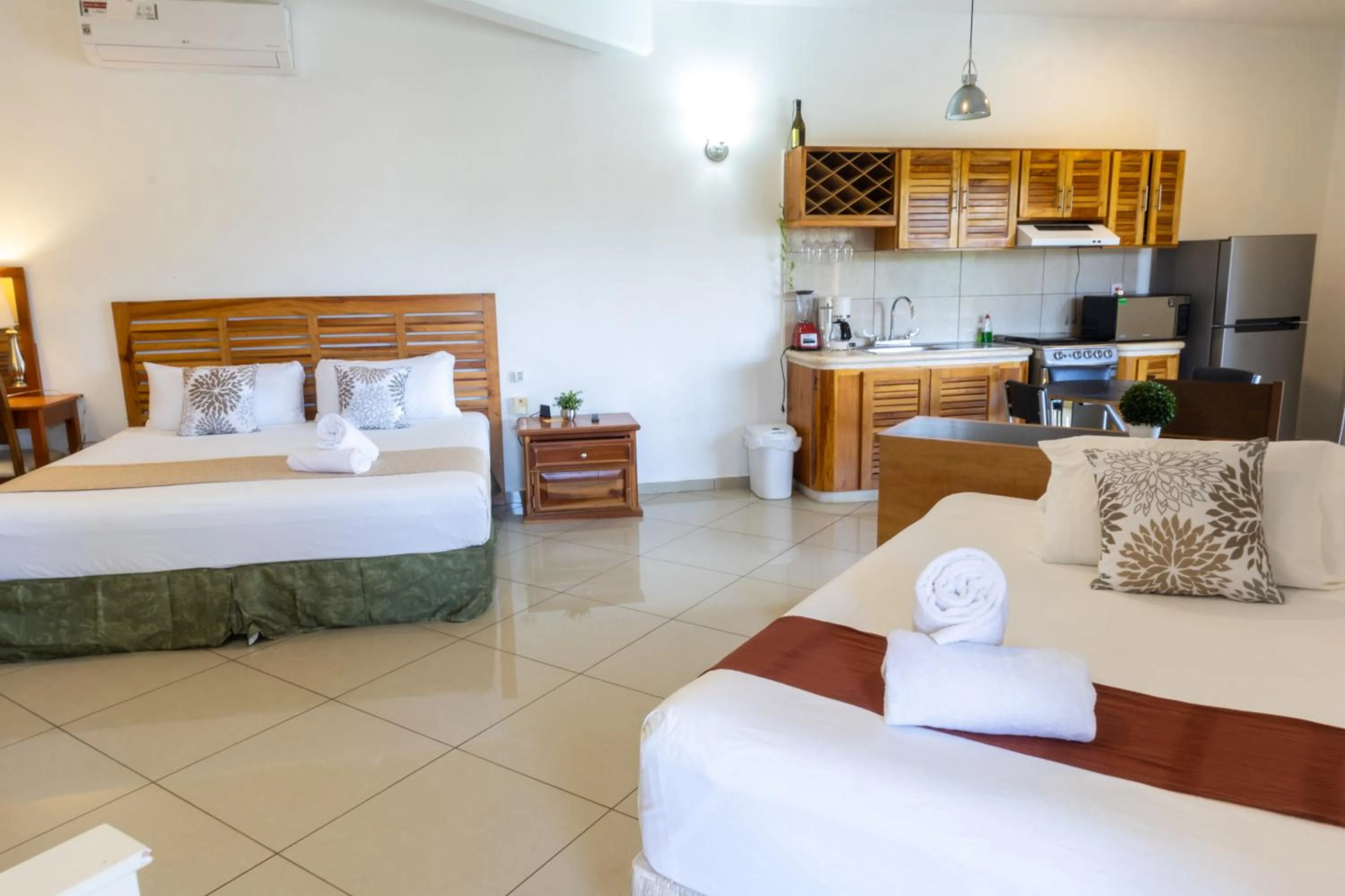 Bed in Hotel Scarlette