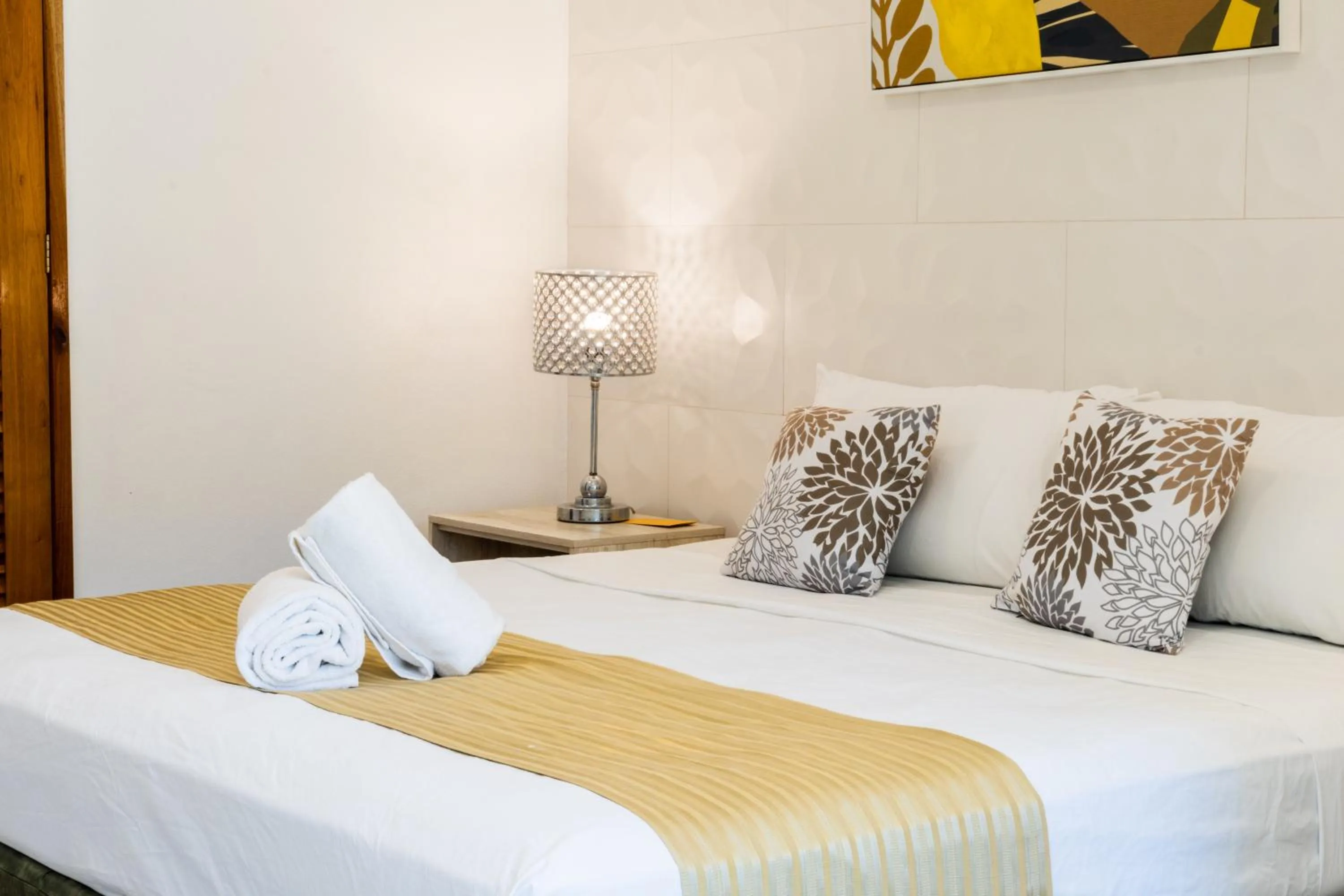 Bed in Hotel Scarlette