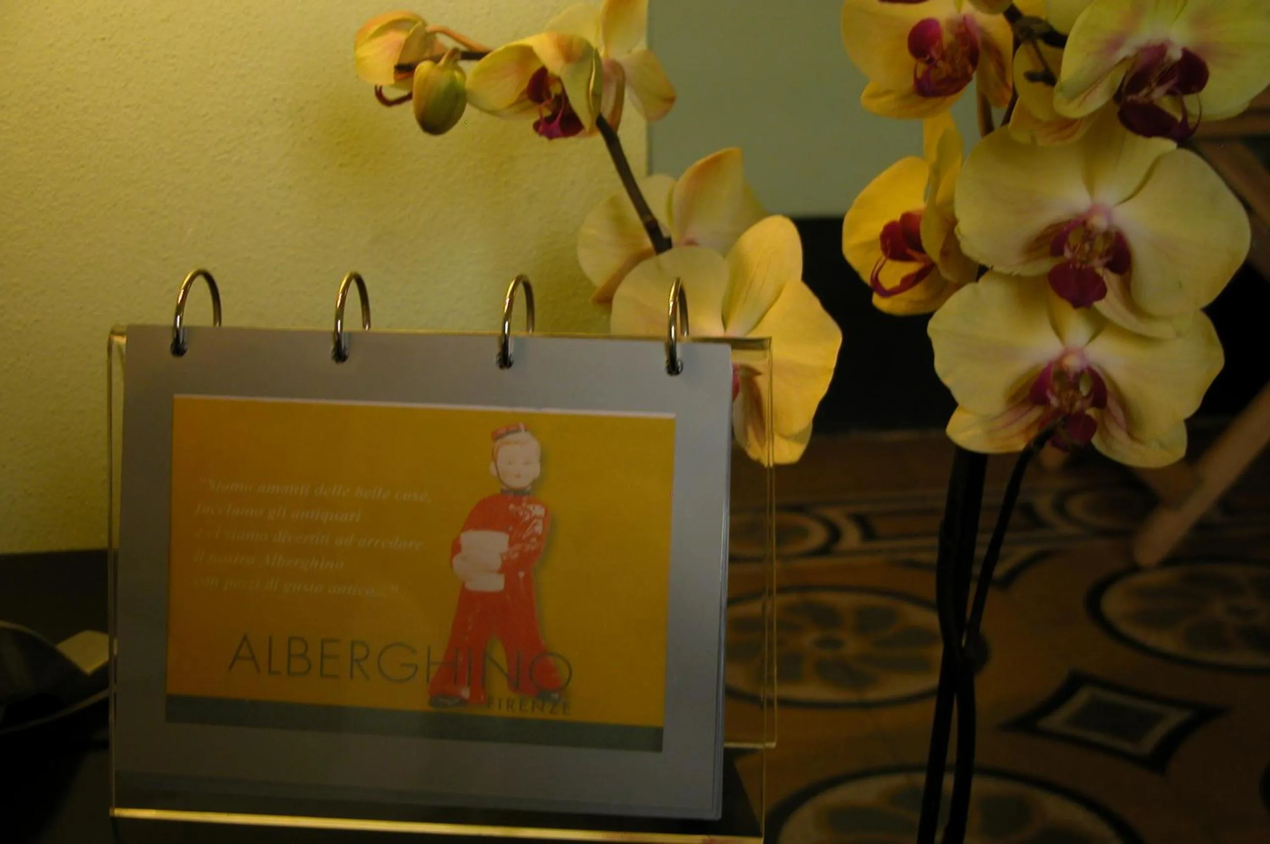 Decorative detail in Alberghino B&B