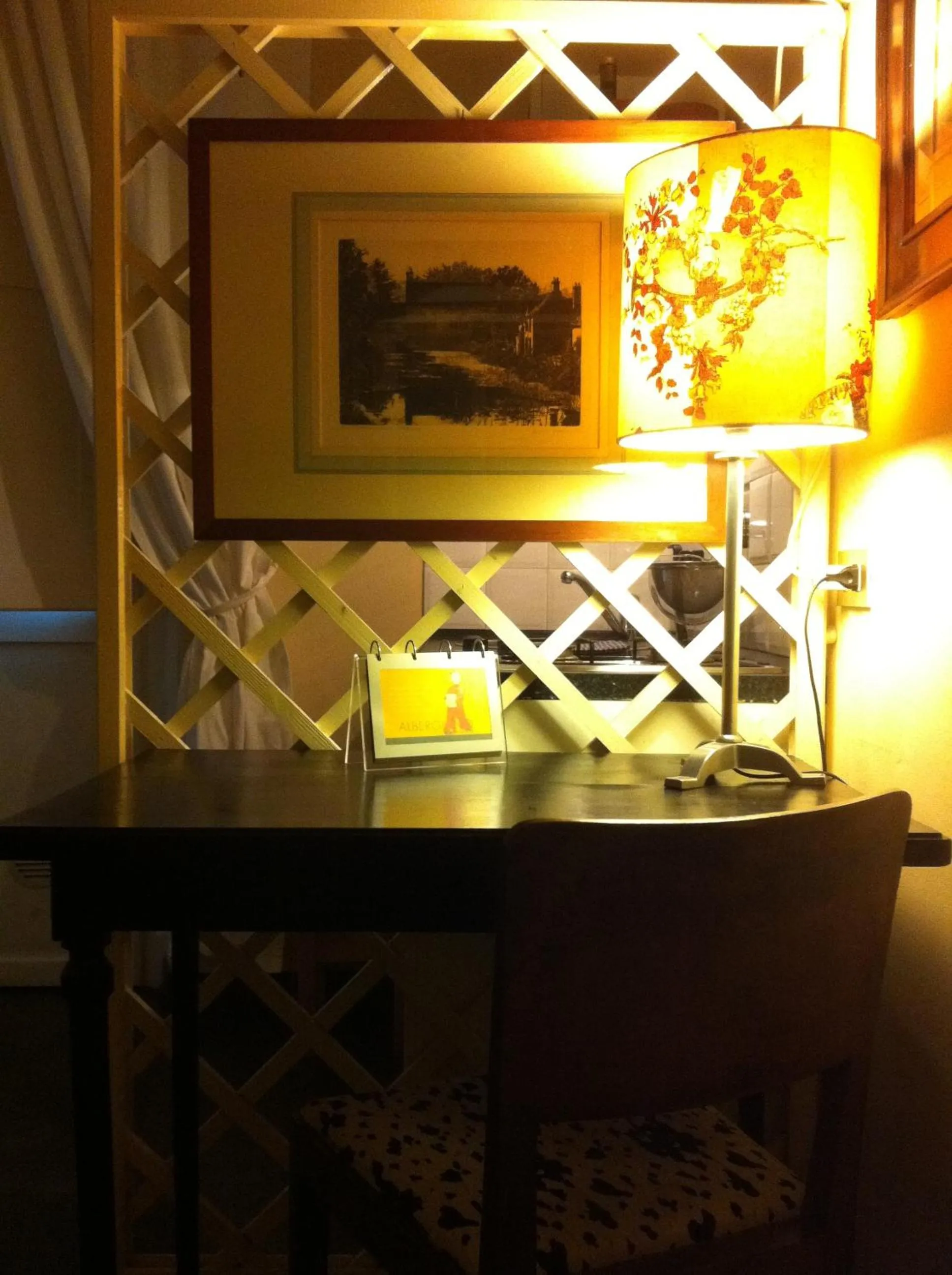 Decorative detail in Alberghino B&B