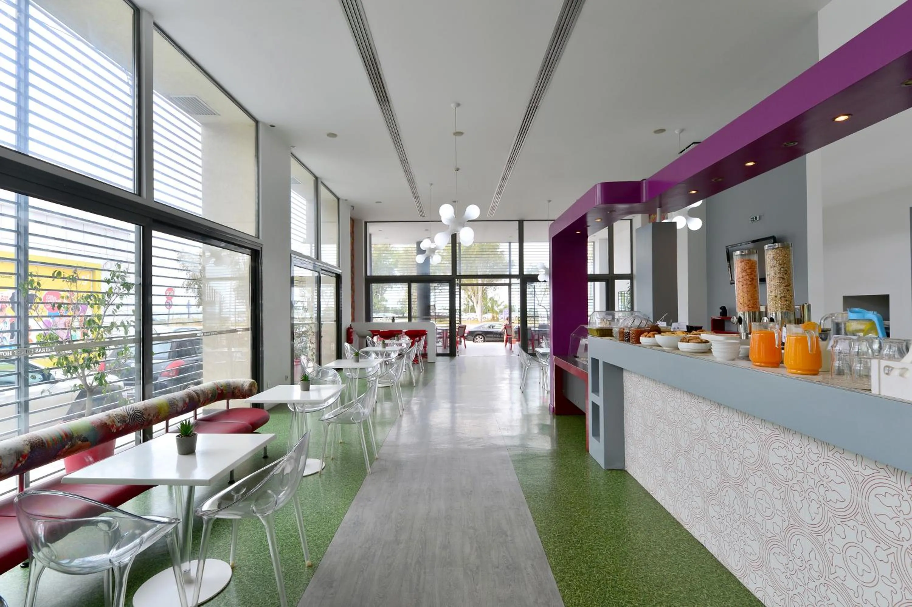 Lobby or reception in Airotel Patras Smart Hotel