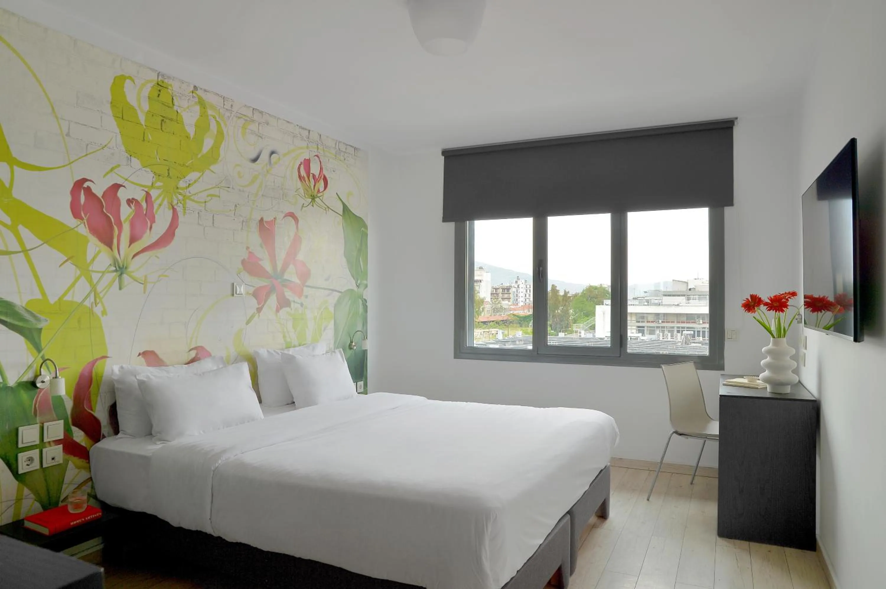 Bed in Airotel Patras Smart Hotel