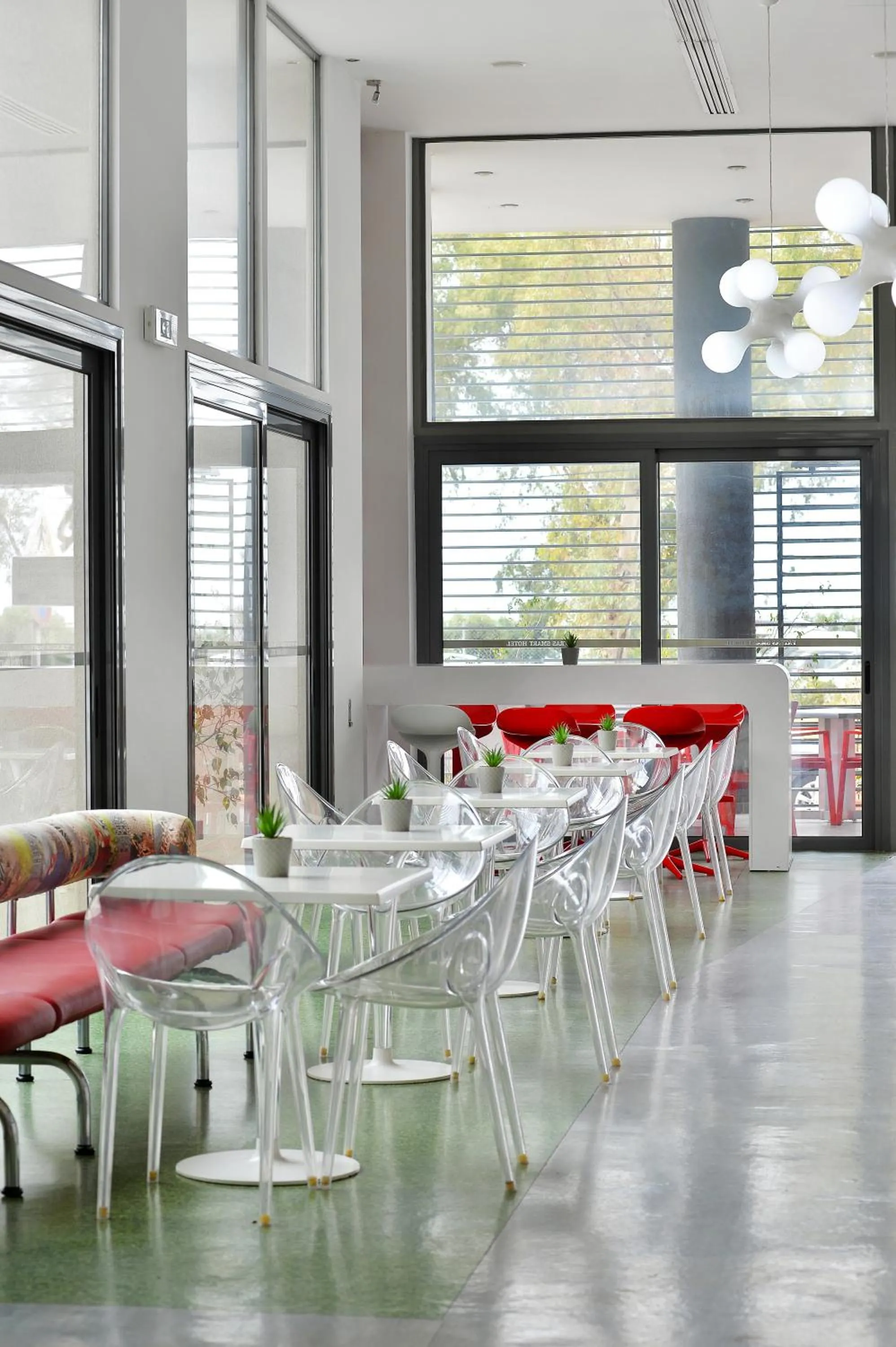 Lobby or reception in Airotel Patras Smart Hotel