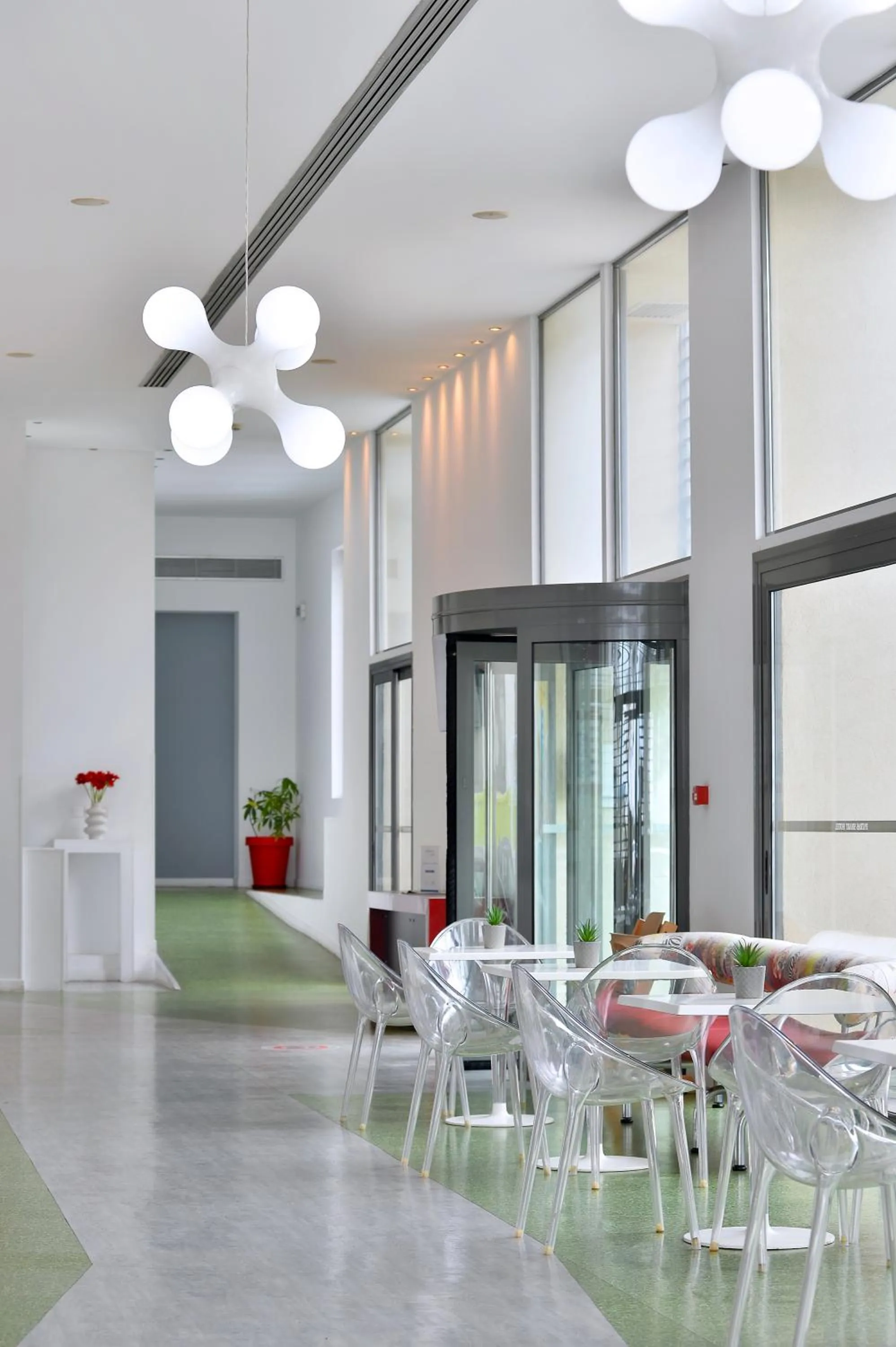 Lobby or reception in Airotel Patras Smart Hotel