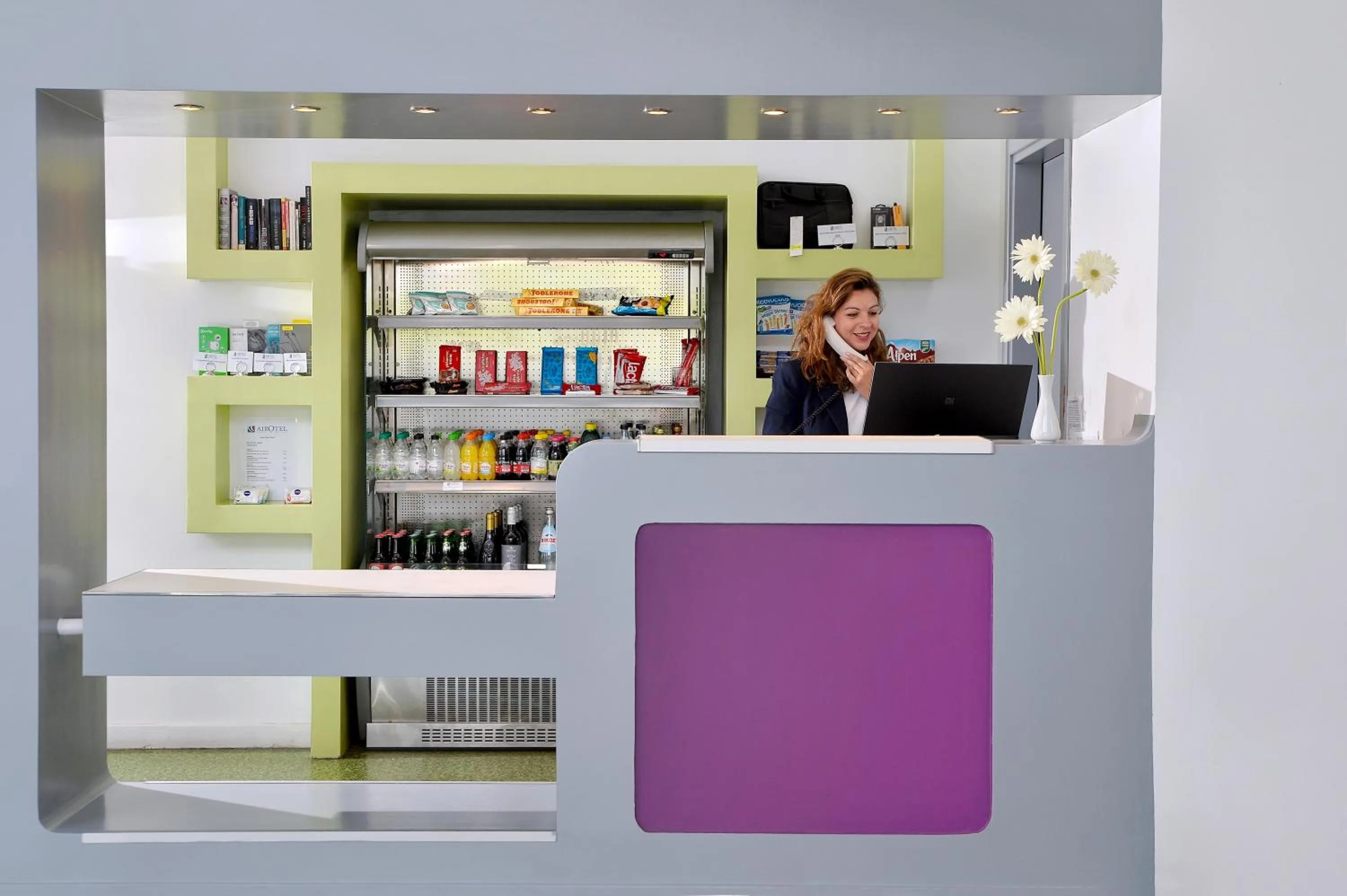 Lobby or reception in Airotel Patras Smart Hotel