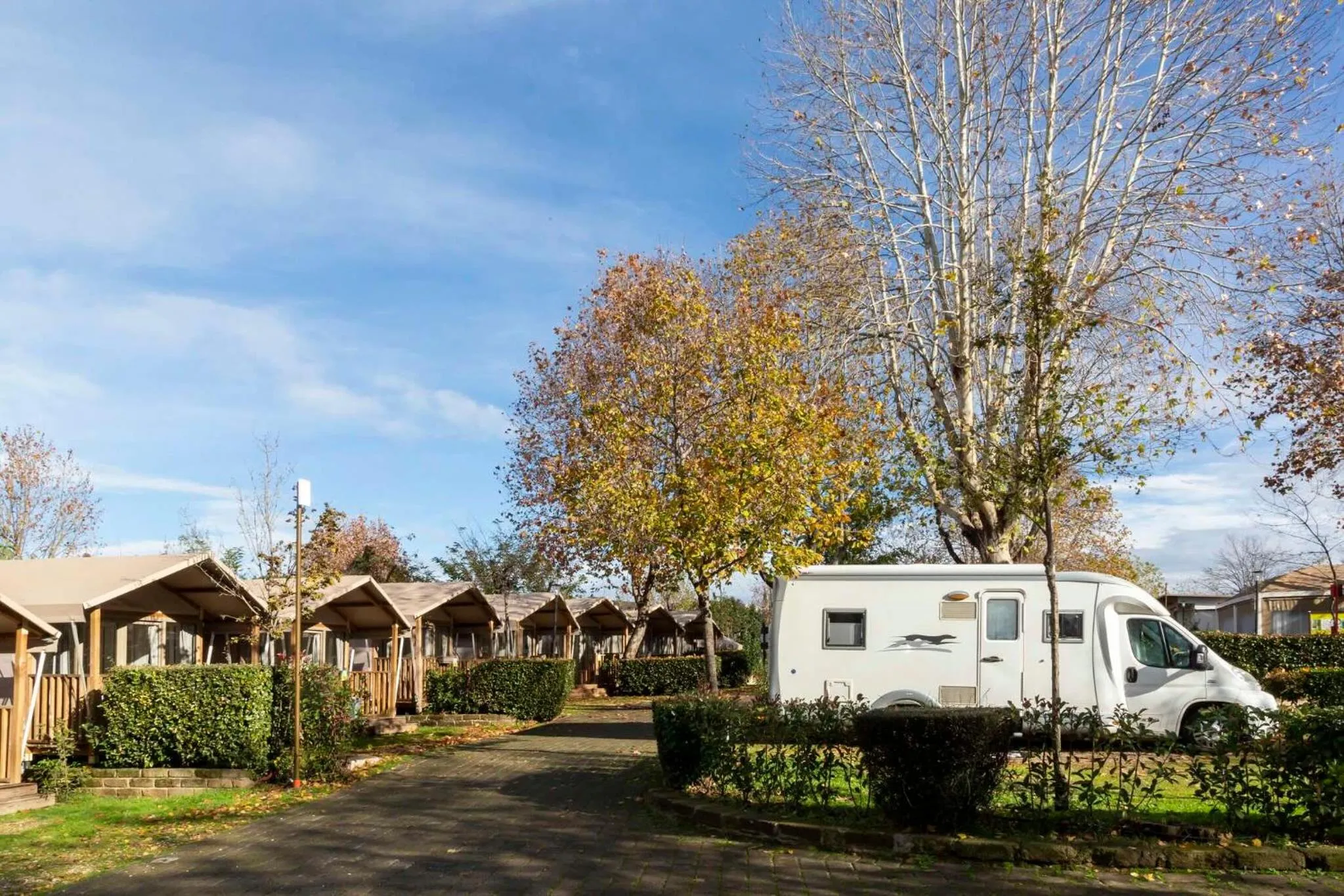 Patio in hu Roma Camping In Town