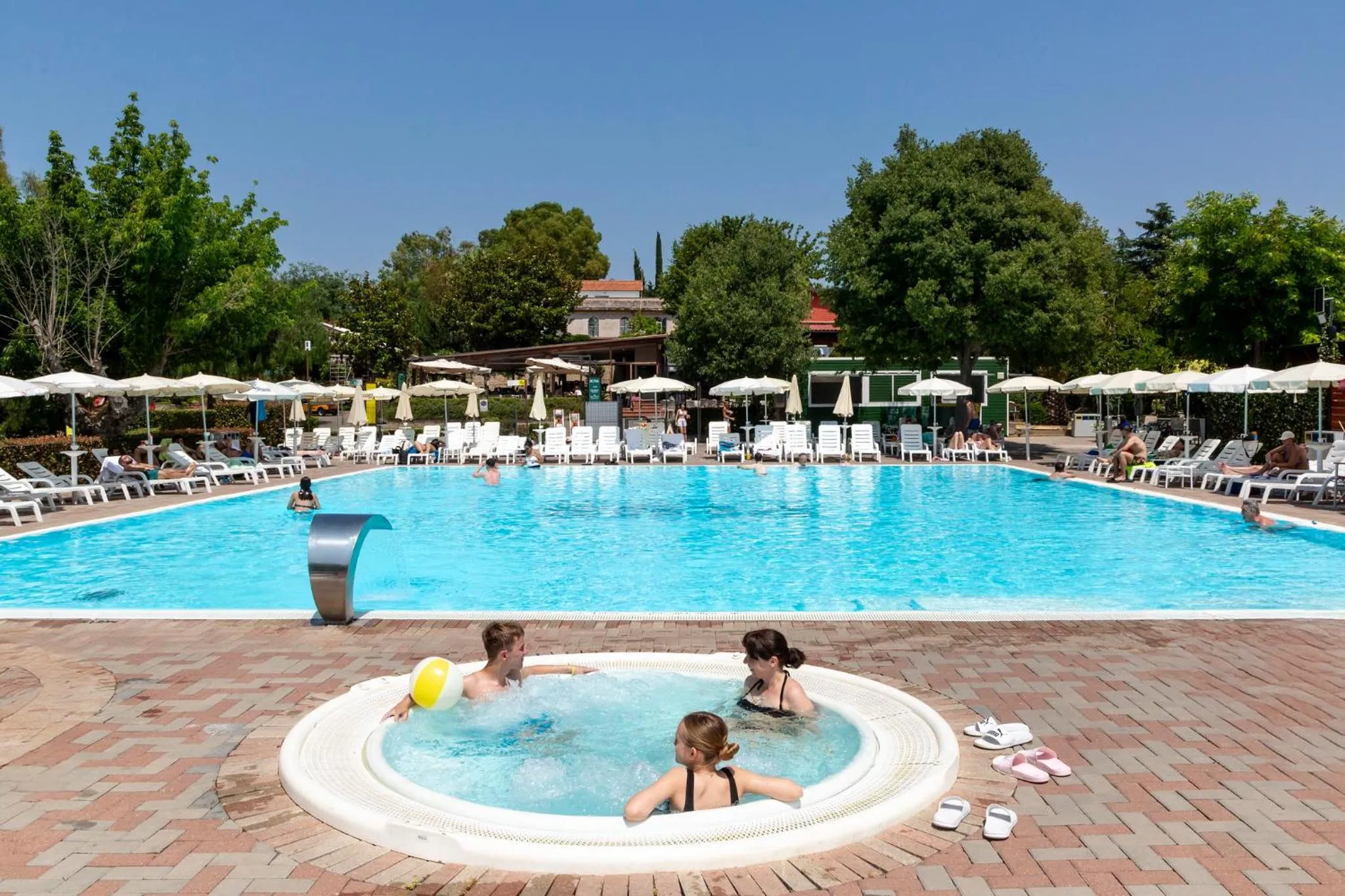 Pool view in hu Roma Camping In Town