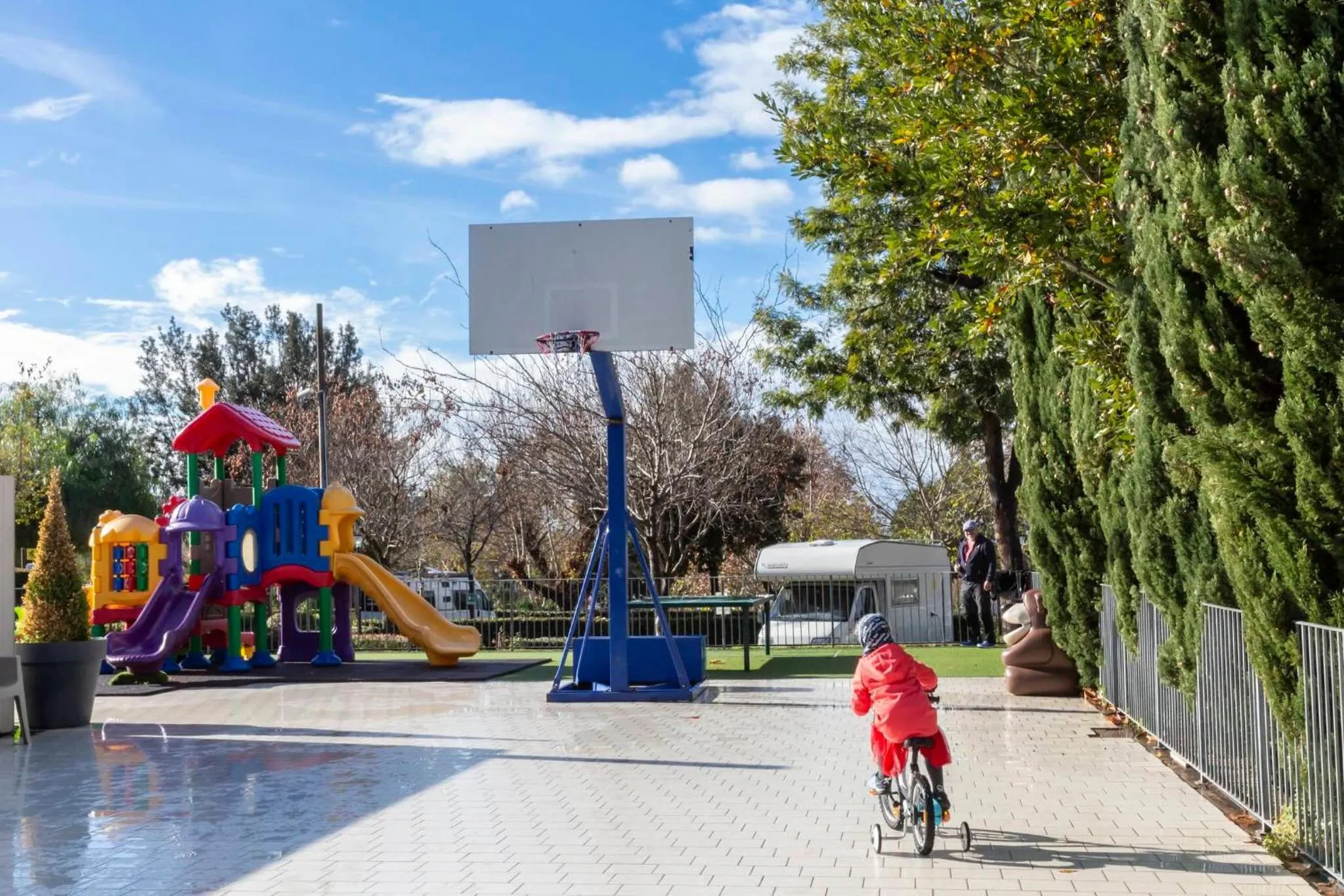 Patio in hu Roma Camping In Town