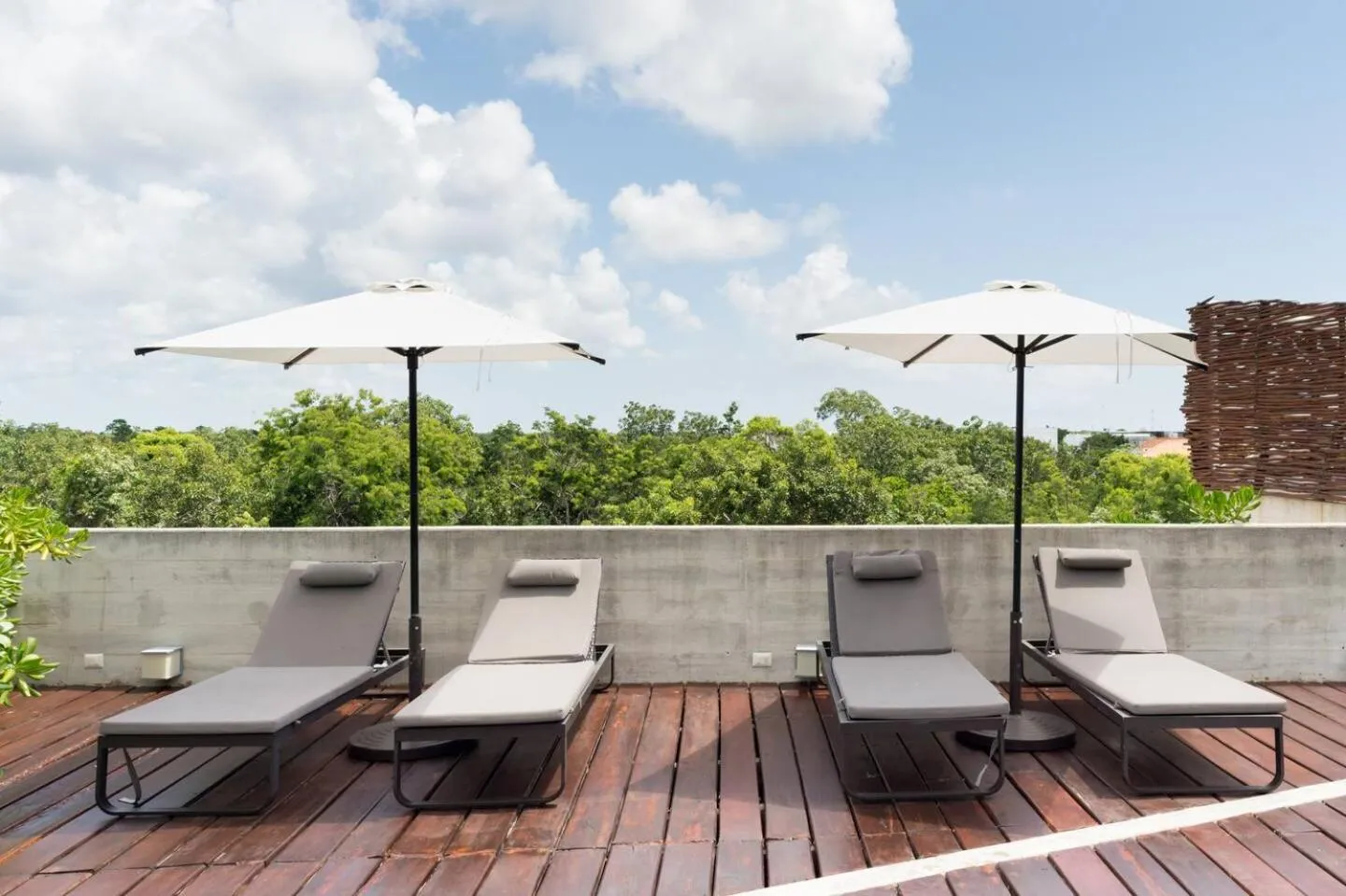 sunbed in Casa de Piedra Tulum