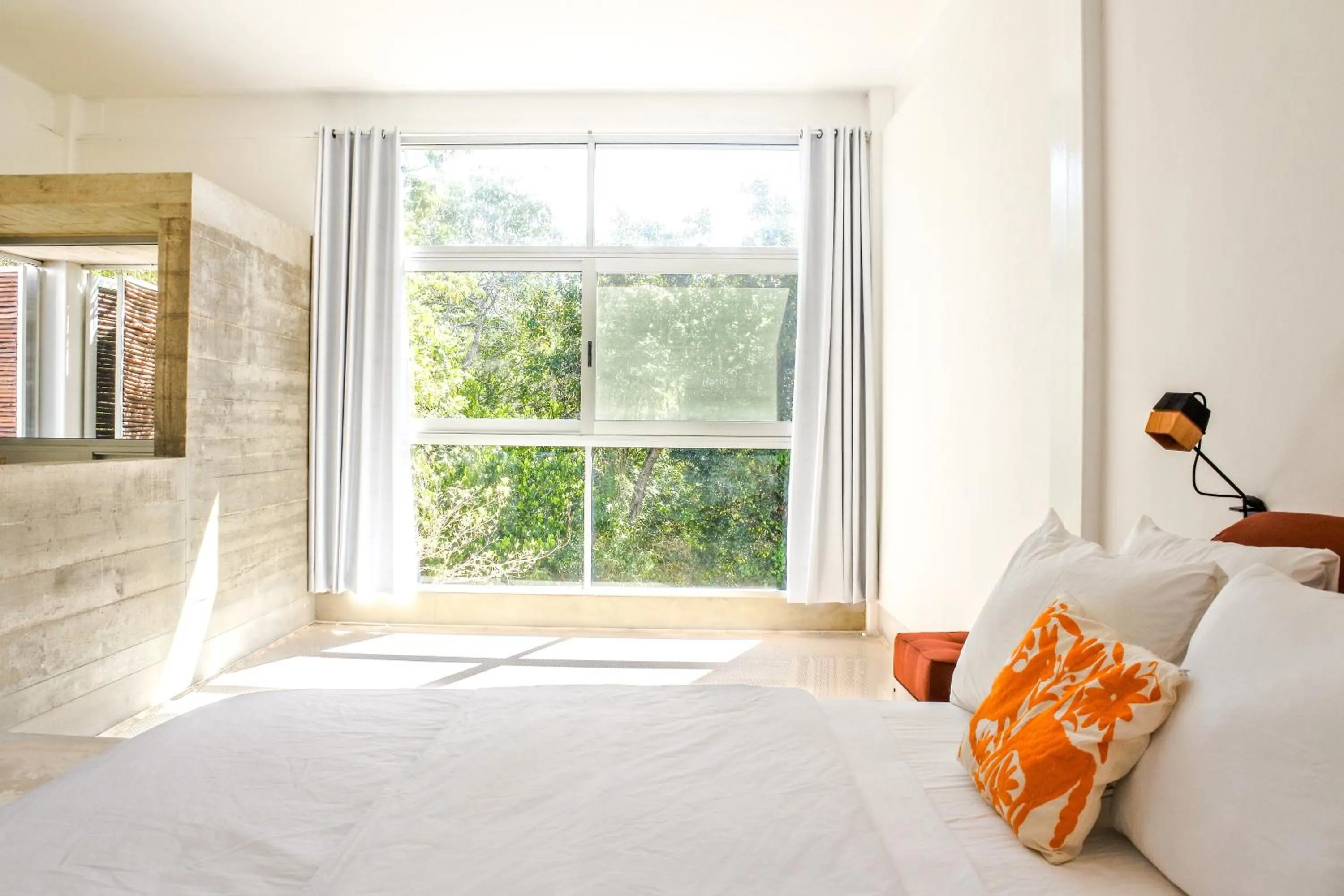 Bedroom, Bed in Casa de Piedra Tulum