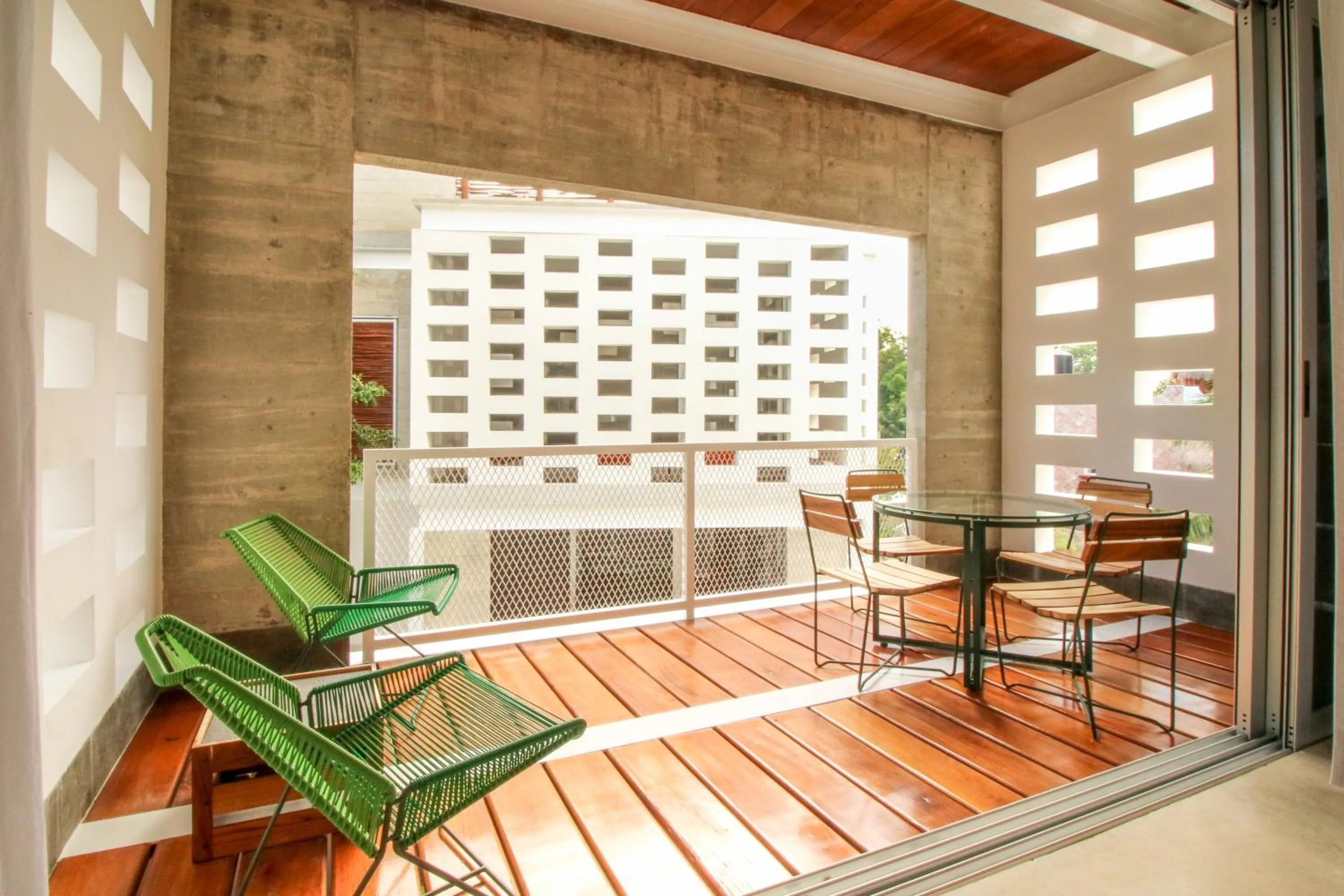 Balcony/Terrace in Casa de Piedra Tulum