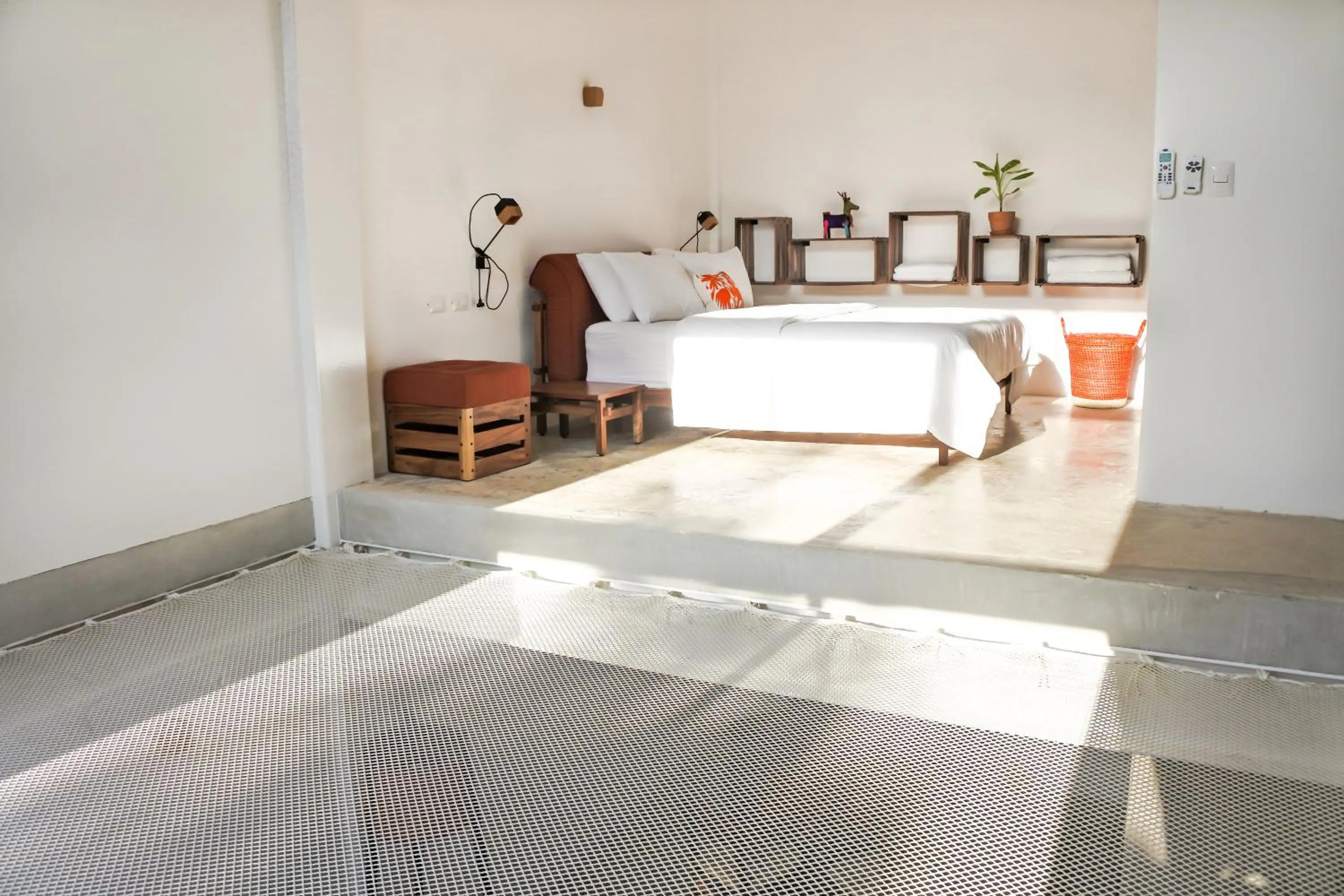 Bedroom, Bed in Casa de Piedra Tulum