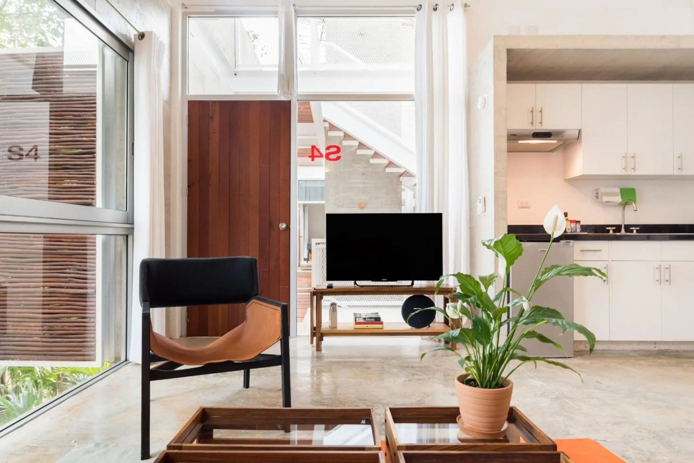 TV and multimedia in Casa de Piedra Tulum