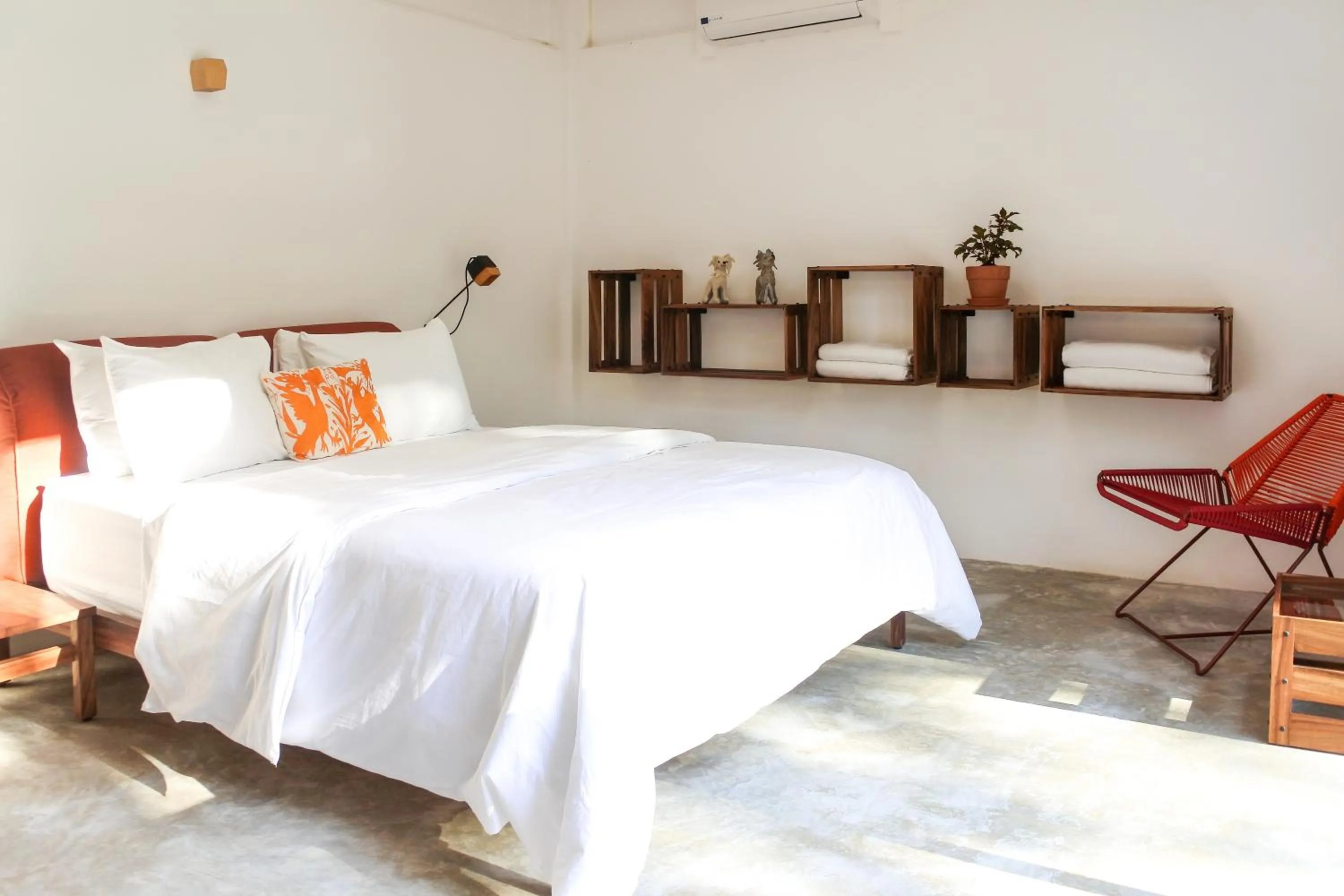 Bedroom, Bed in Casa de Piedra Tulum
