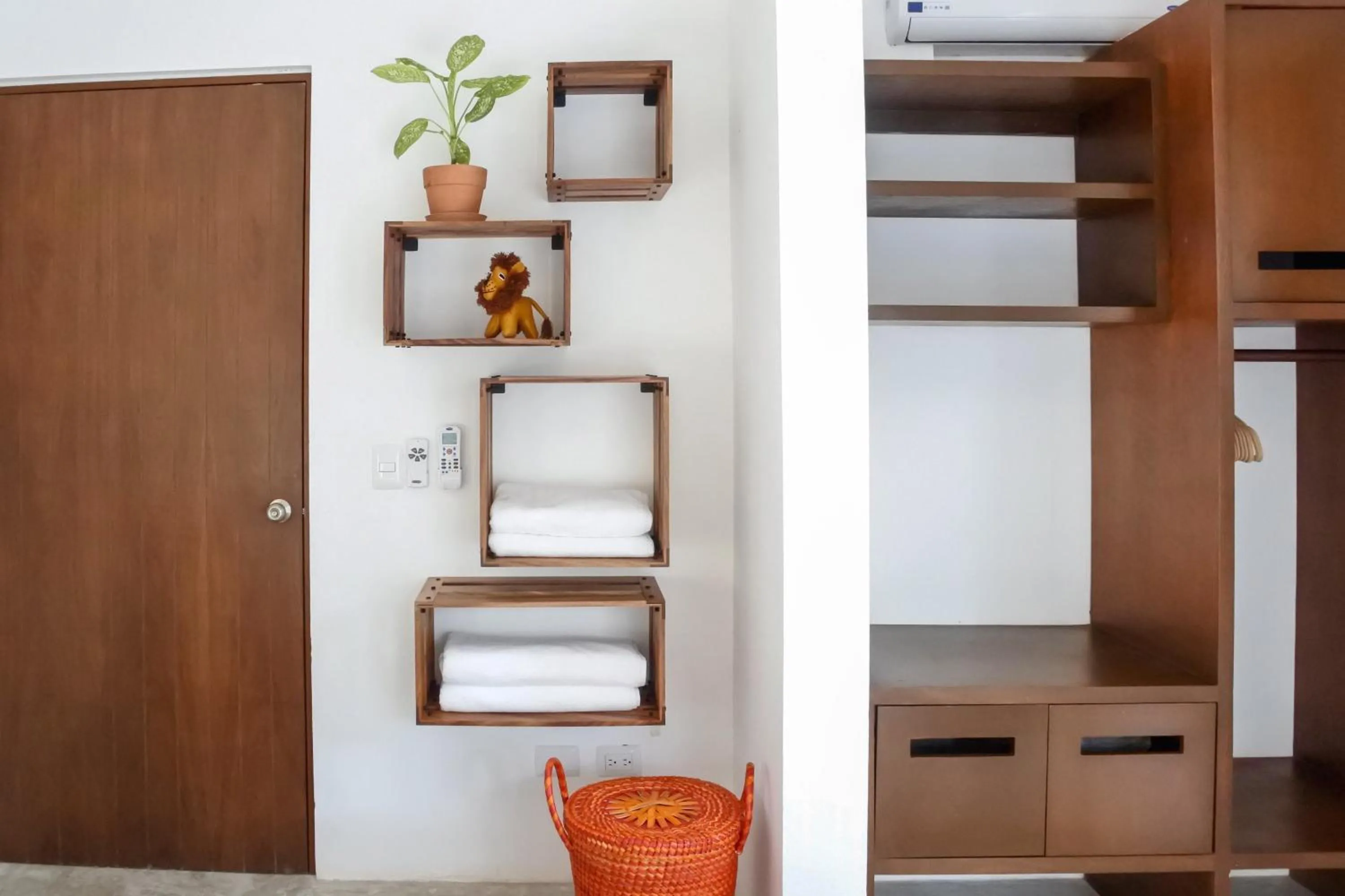 wardrobe in Casa de Piedra Tulum