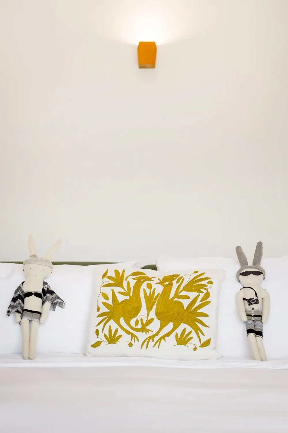 Bed in Casa de Piedra Tulum