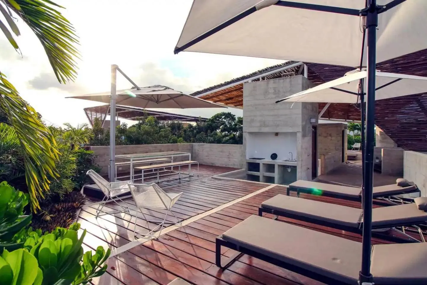 Balcony/Terrace in Casa de Piedra Tulum